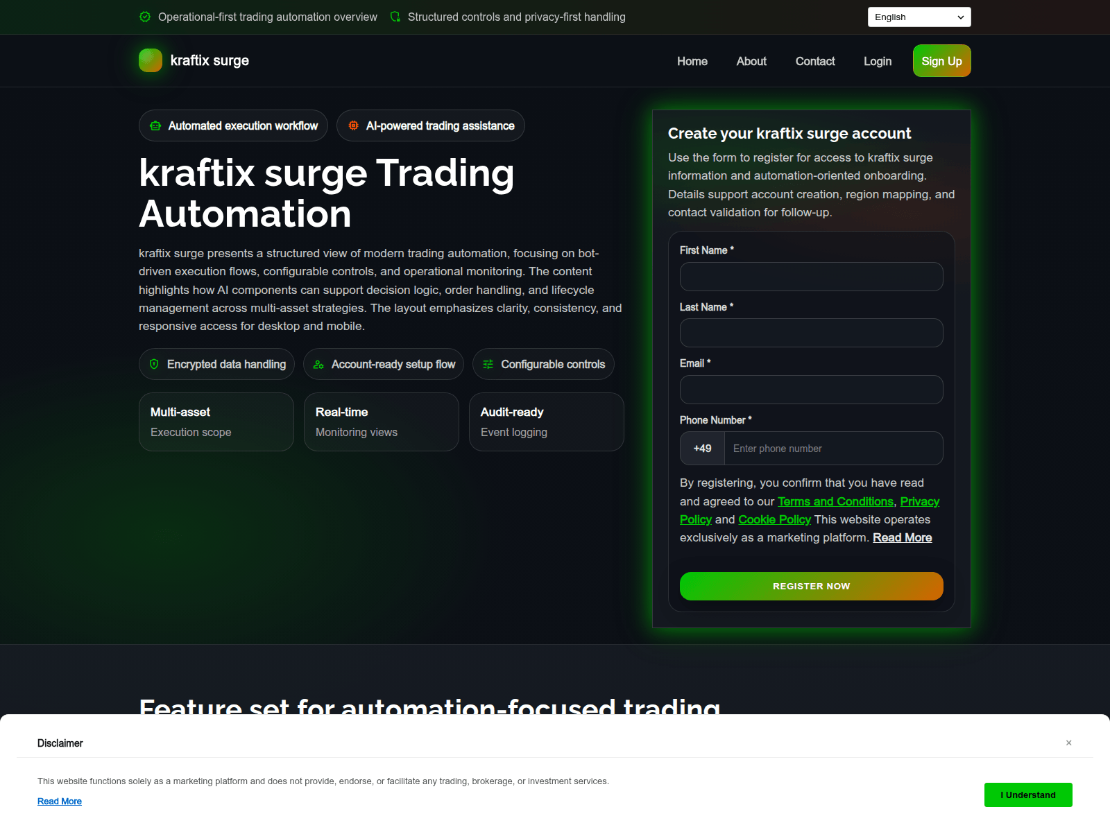 Screenshot of kraftixsurge.pro