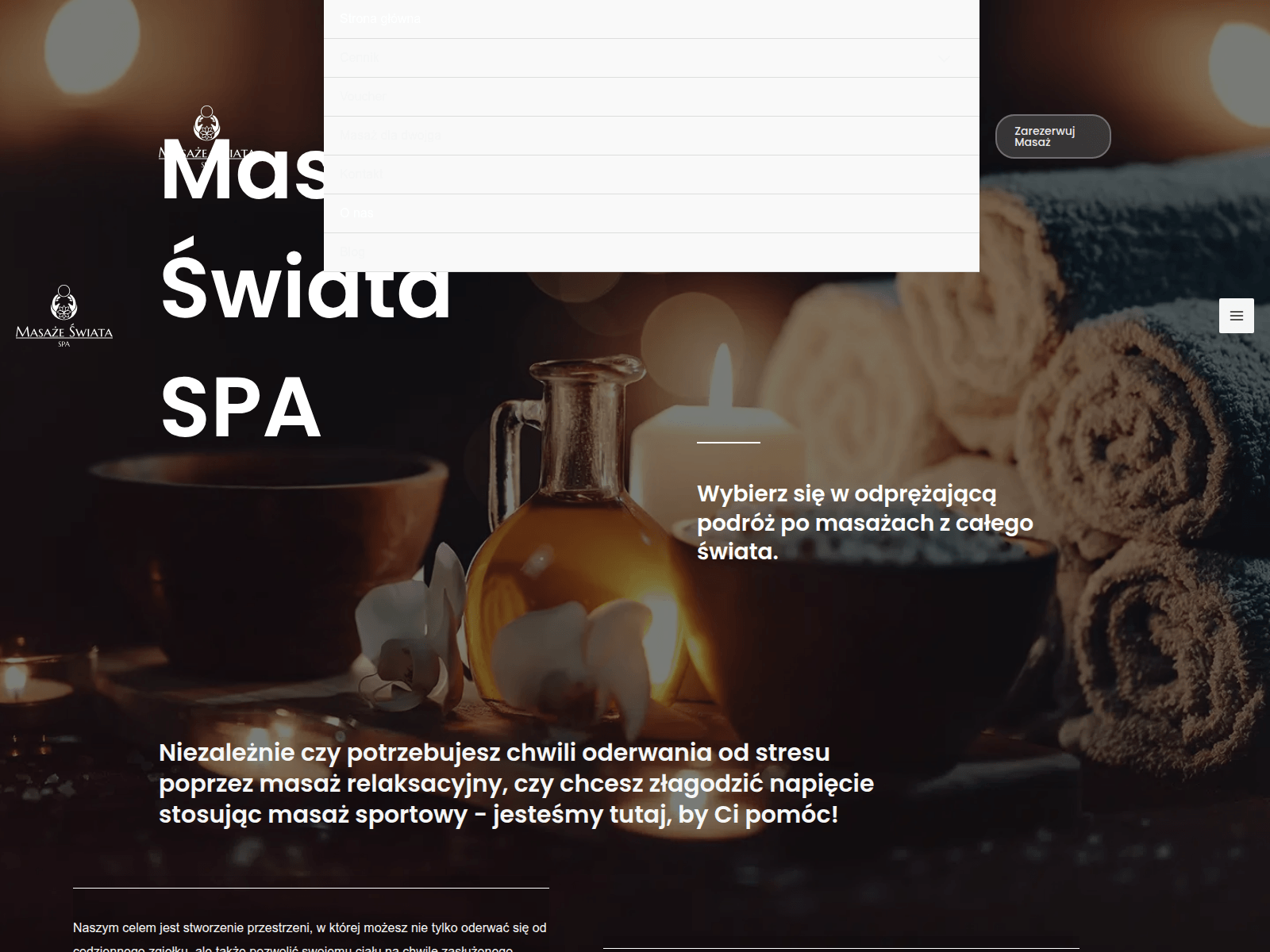Screenshot of masazeswiata.live
