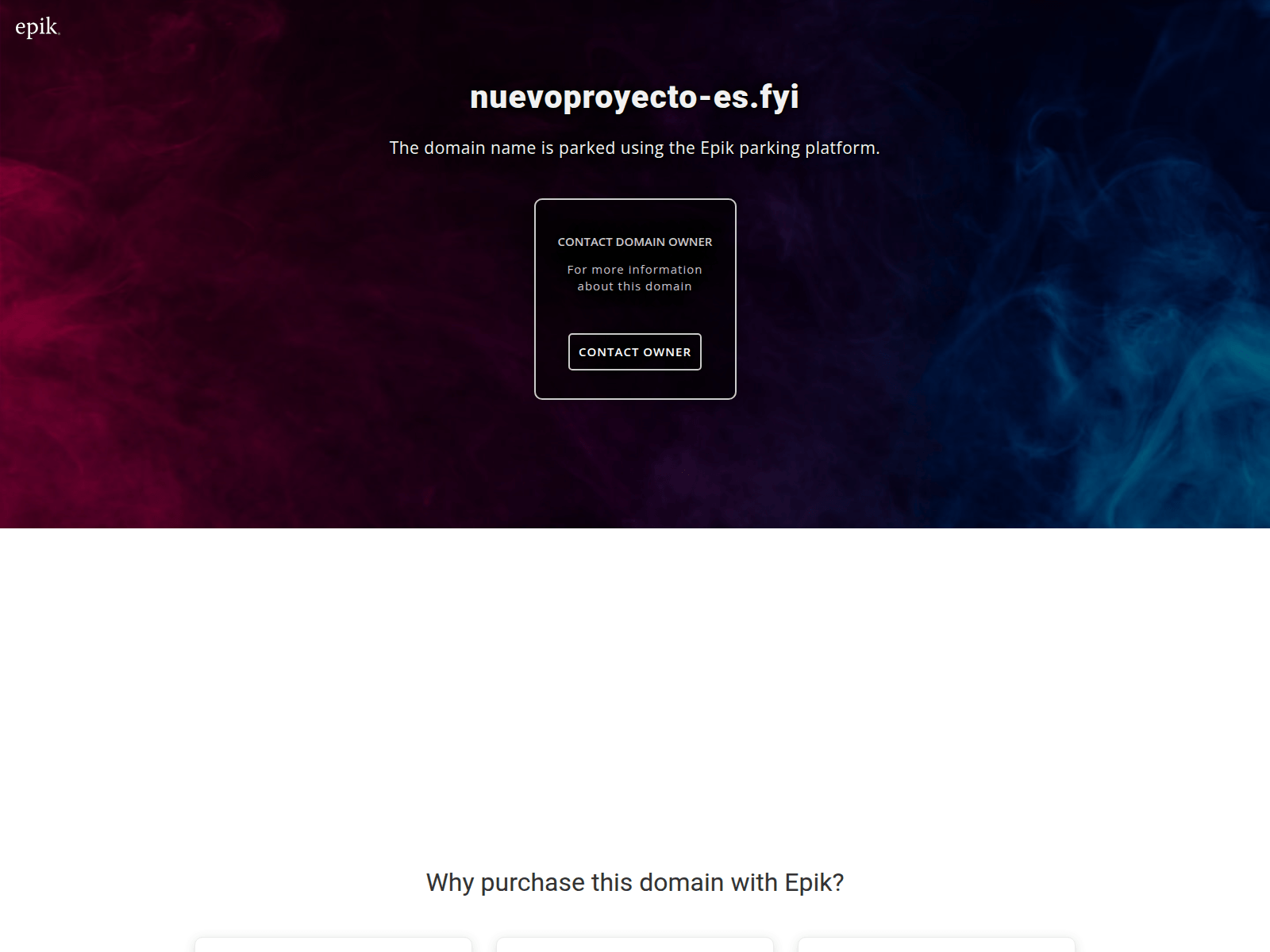 Screenshot of nuevoproyecto-es.fyi