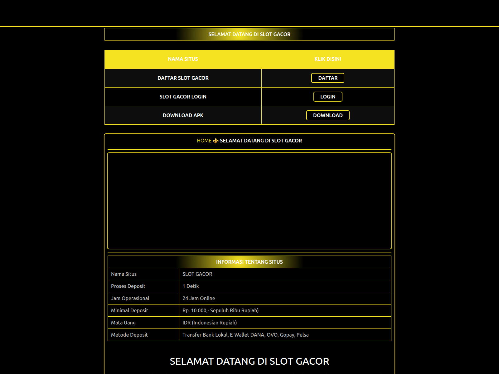 Screenshot of inibandit-bos.pages.dev
