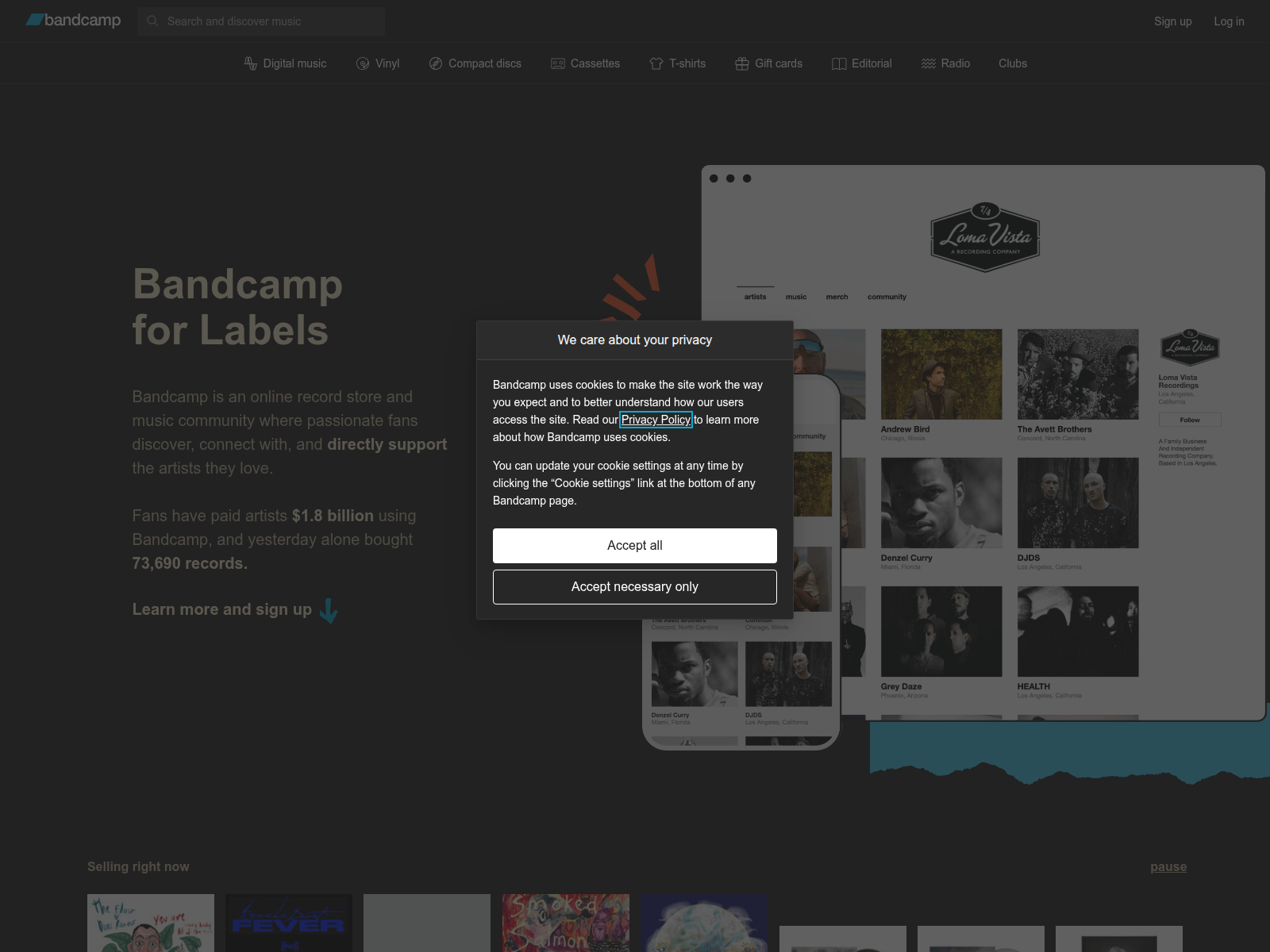 Screenshot of ashrecordsllc.com
