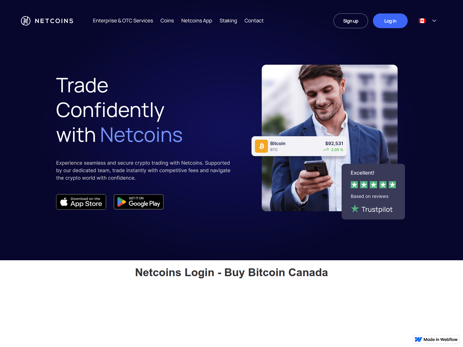 Screenshot of sso--netcoins-com-cdn-n-auuth.webflow.io