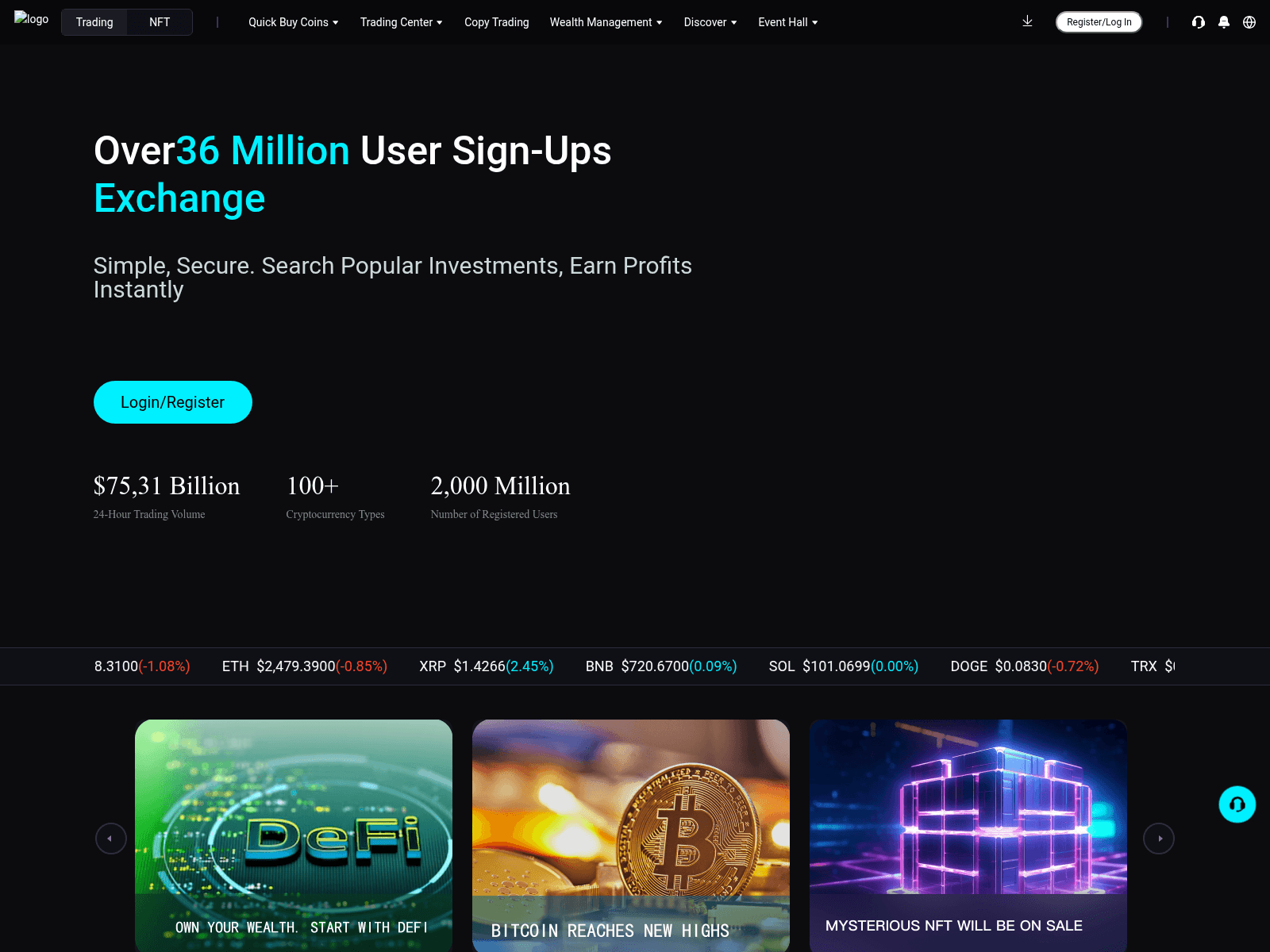 Screenshot of exfraction.com