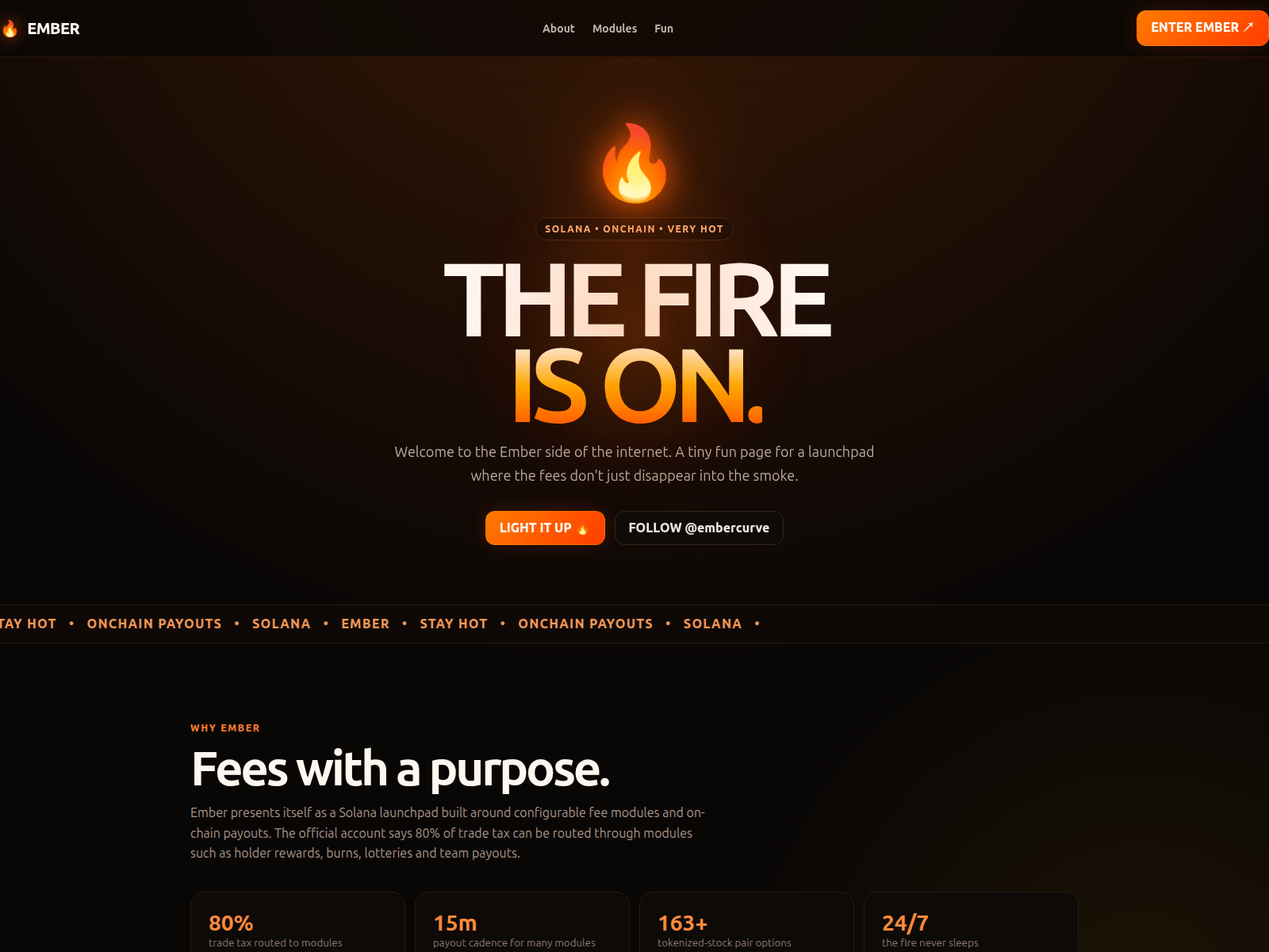 Screenshot of fun-ember.com