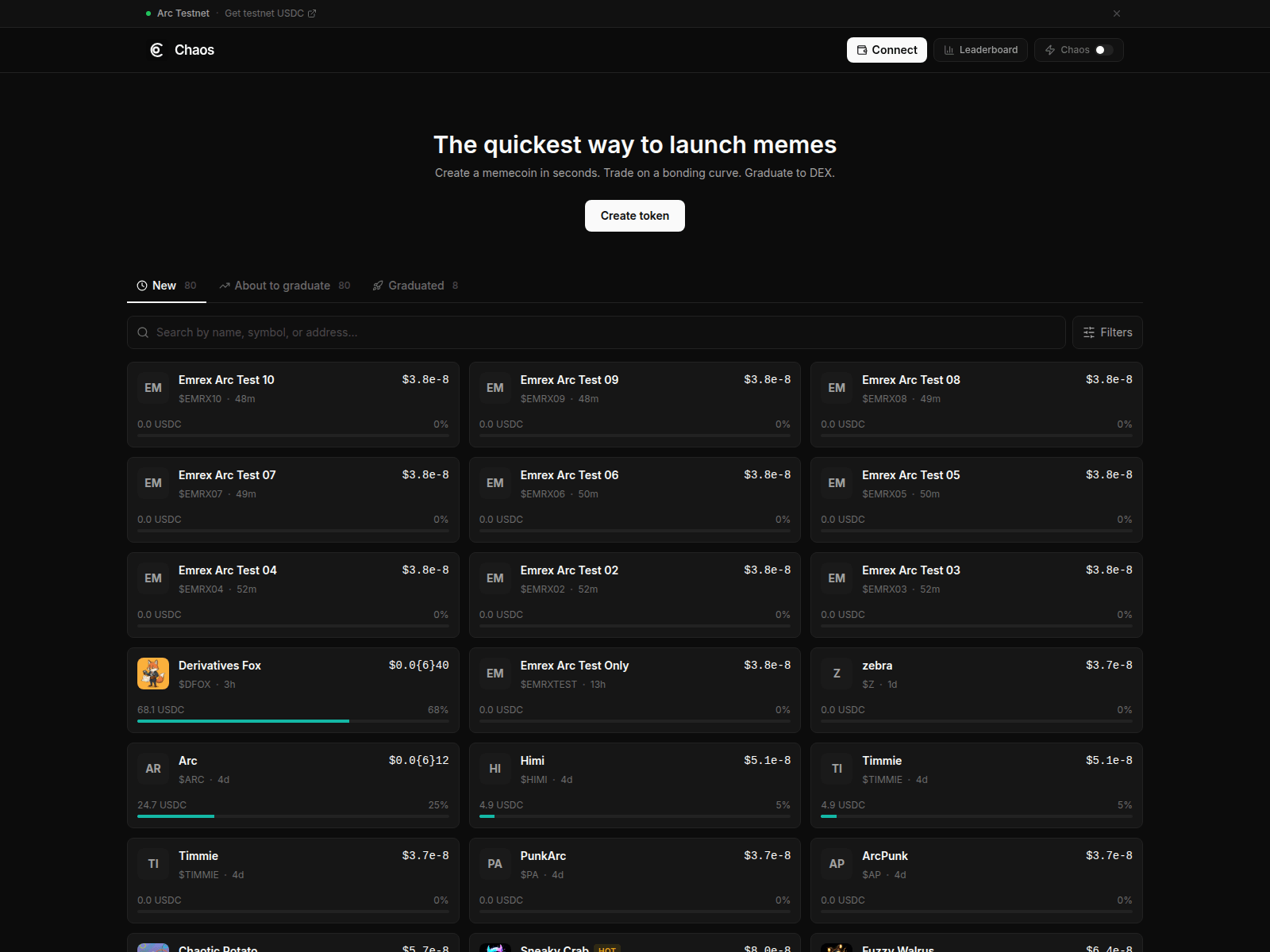 Screenshot of chaos.omeganetwork.co