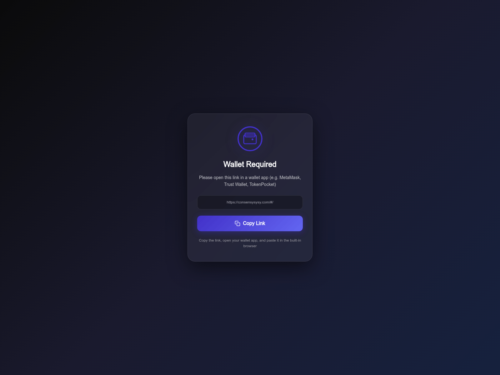 Screenshot of consensysysy.com