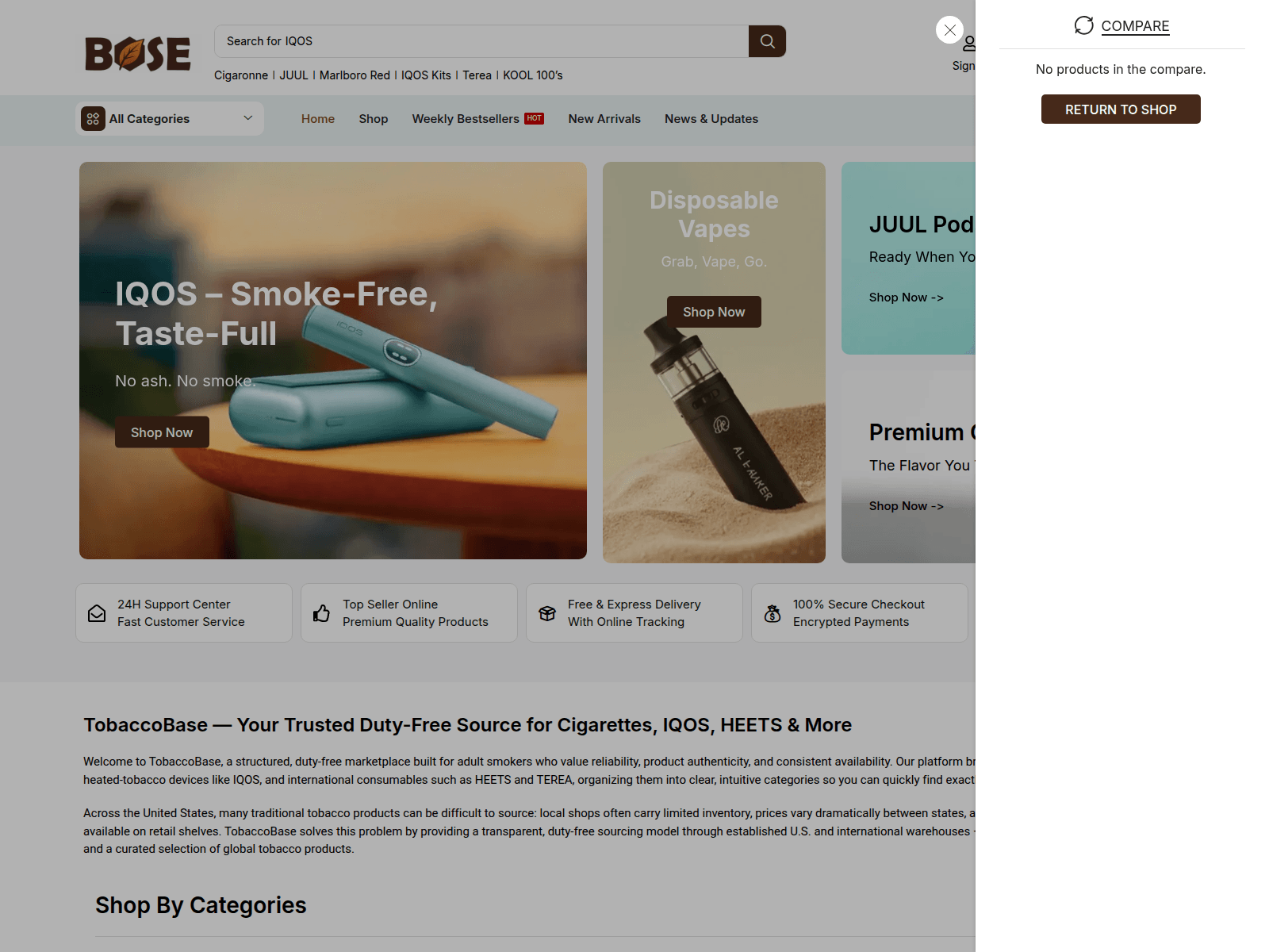的截图 tobaccobase.com