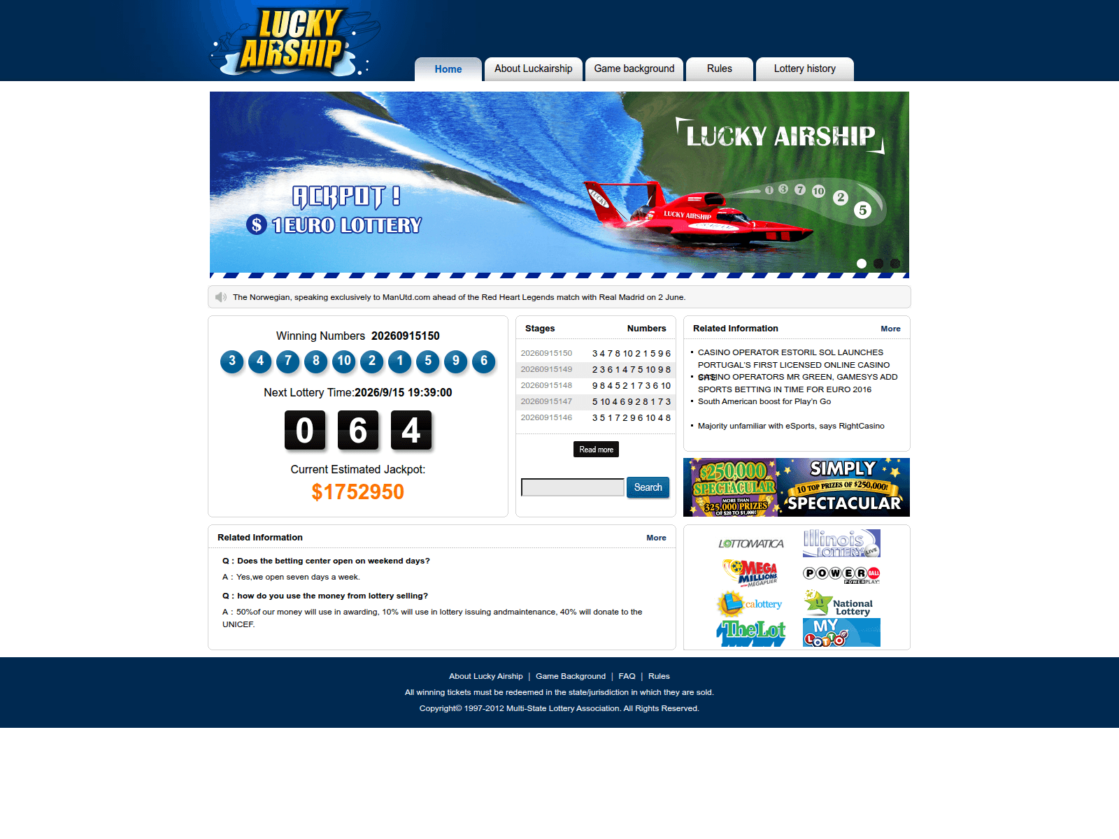 Screenshot of mairship.com