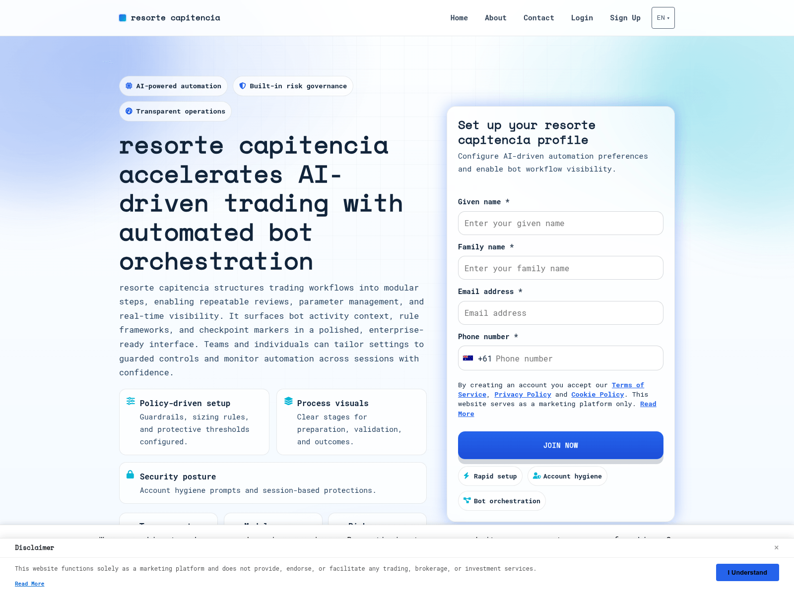 Screenshot of resortecapitencia.pro