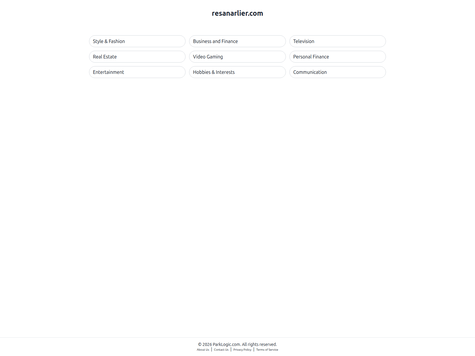 Screenshot of resanarlier.com
