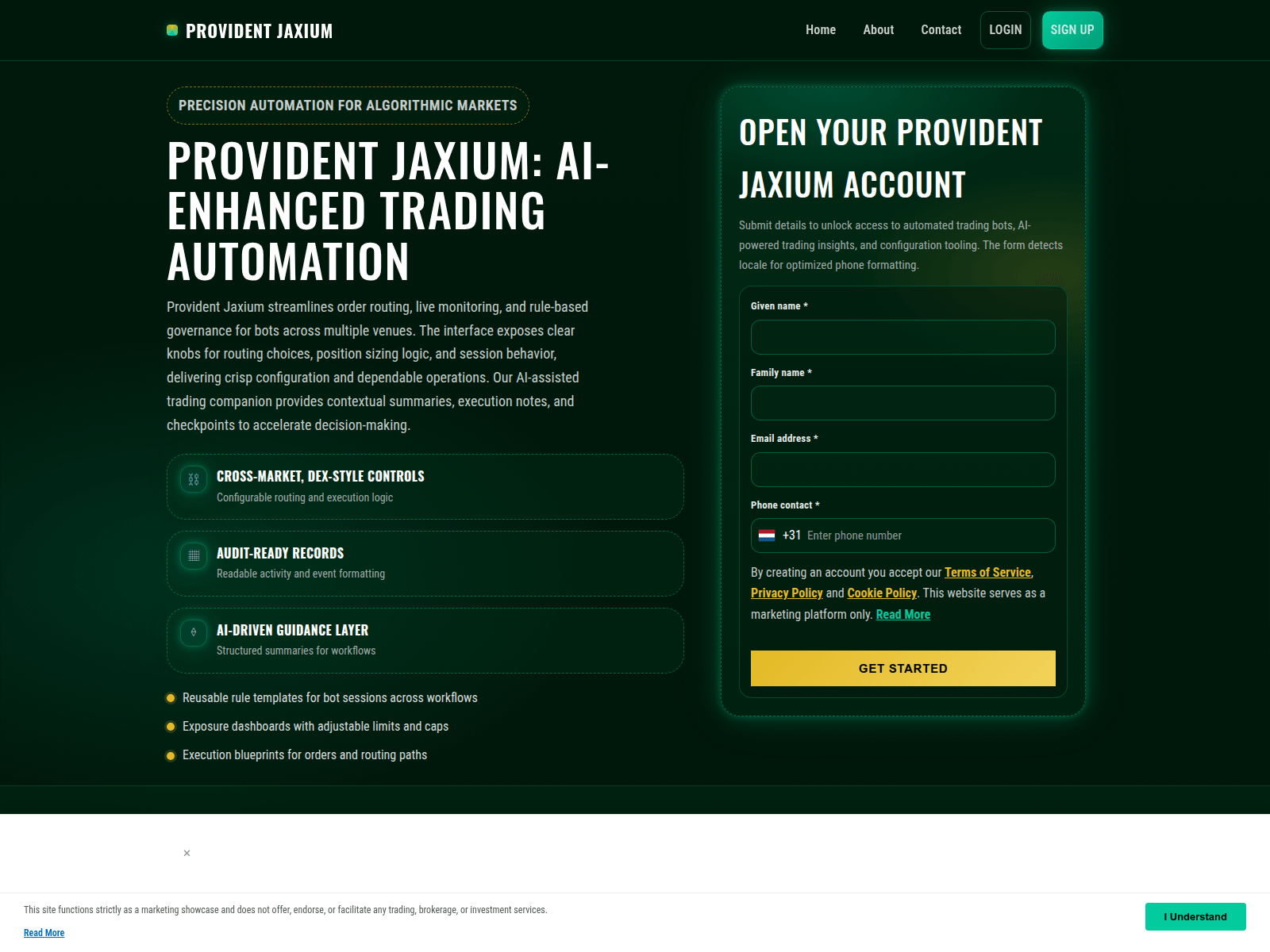 Screenshot of providentjaxium.sbs