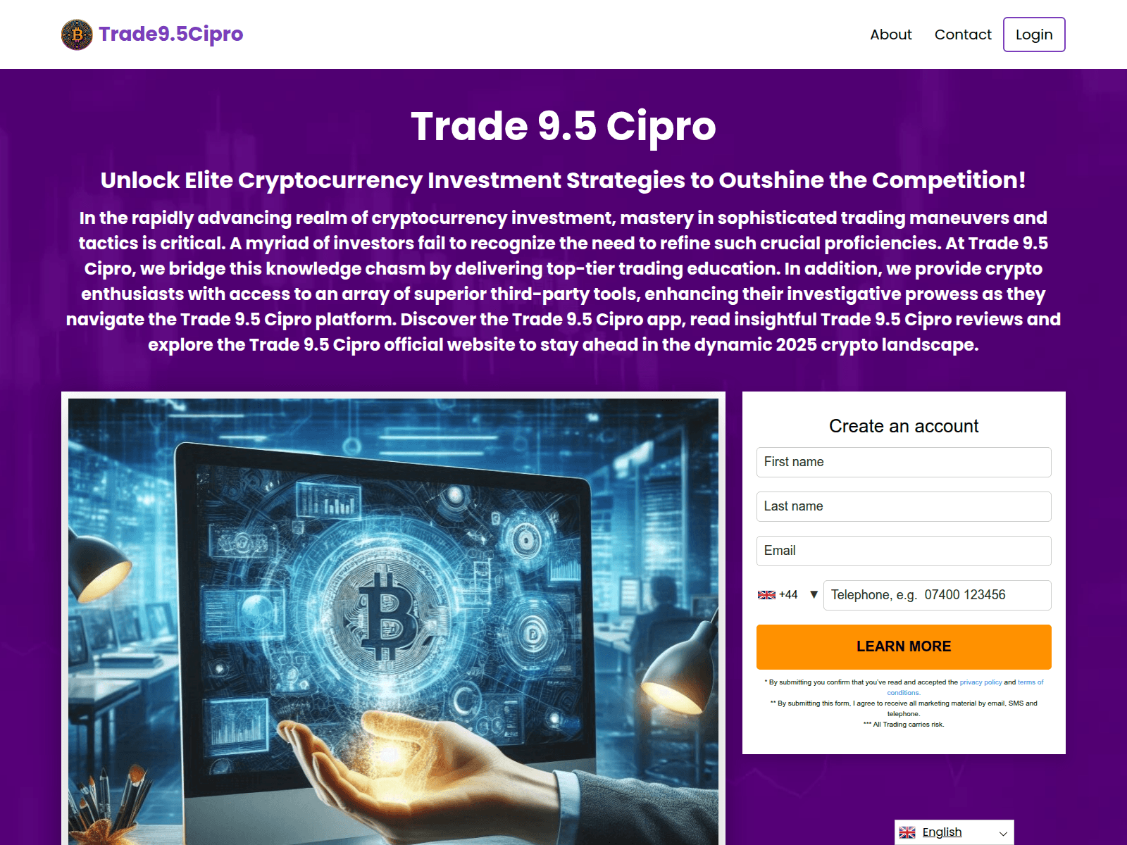Screenshot of quantum-tradewave.com