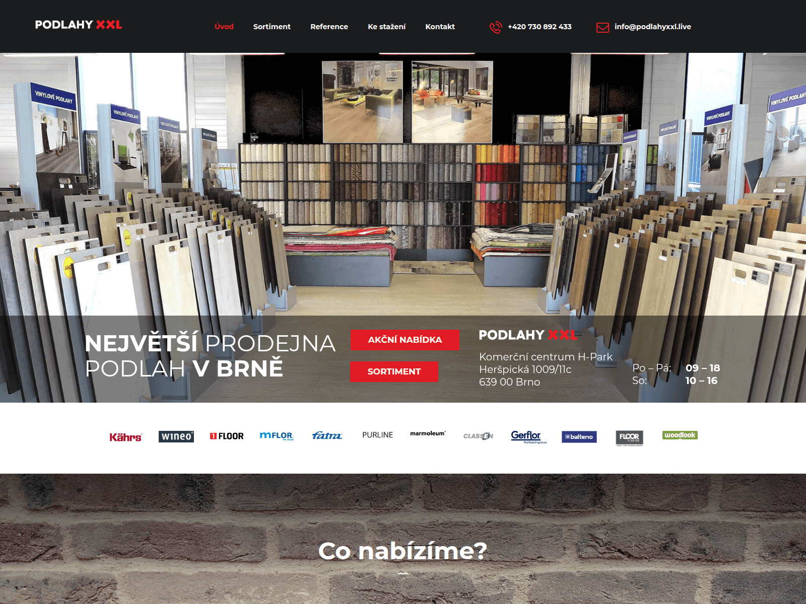 Screenshot of podlahyxxl.live