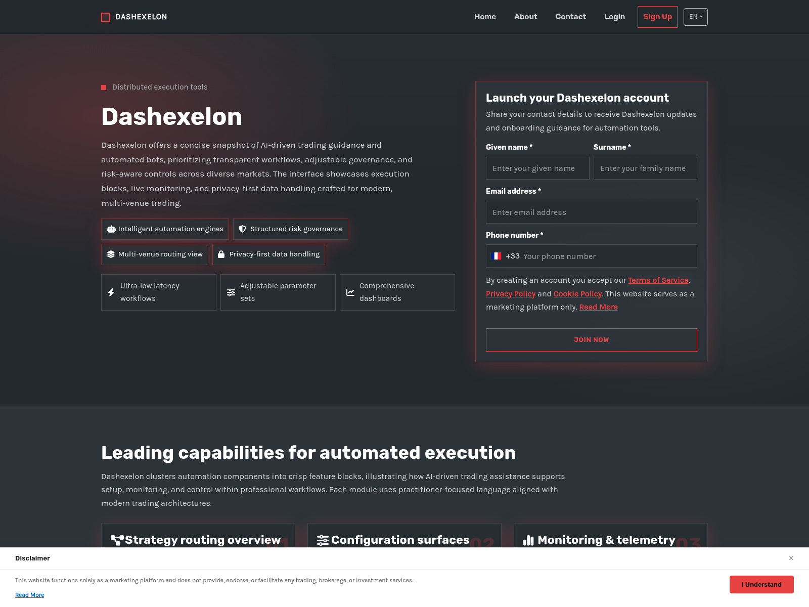Screenshot of dashexelon.click