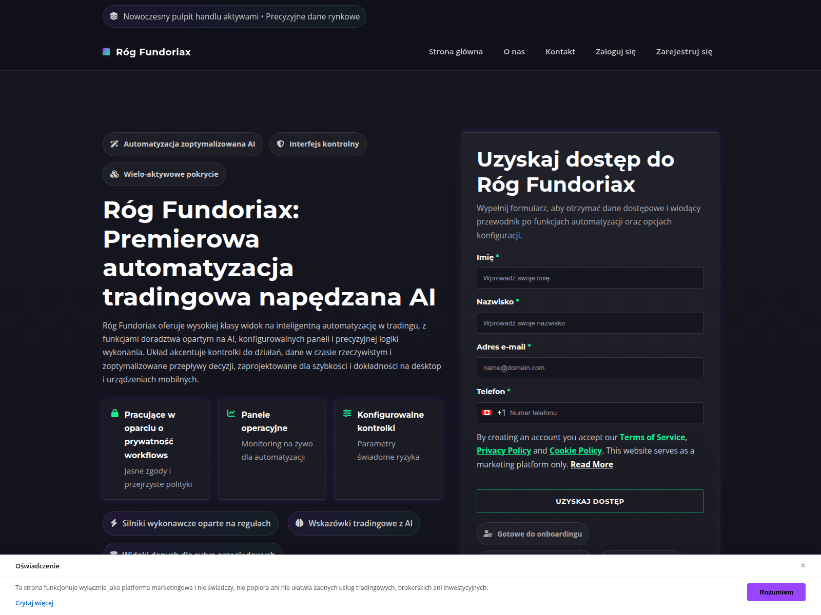 Screenshot of rog-fundoriax.com