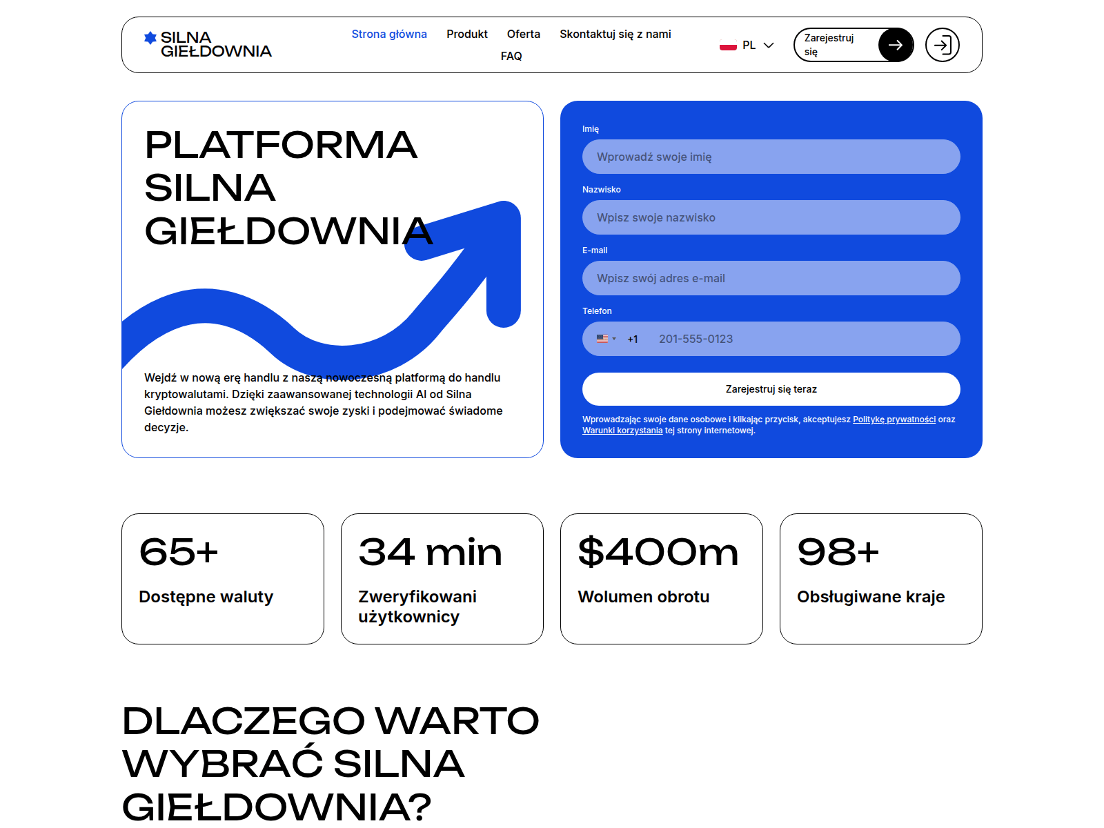 Screenshot of silna-gieldownia.com