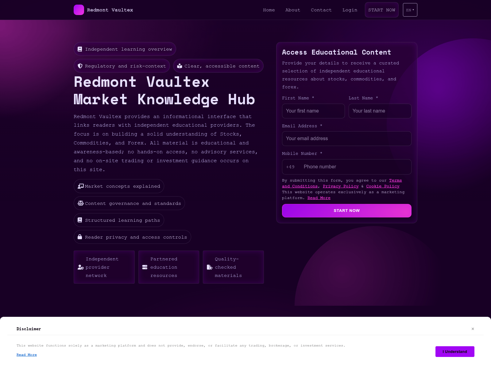 Screenshot of redmontvaultex-system.com