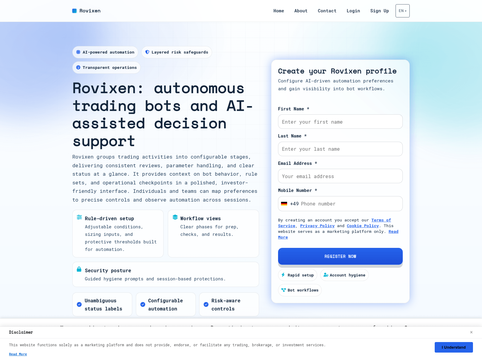 Screenshot of rovixenai-system.com