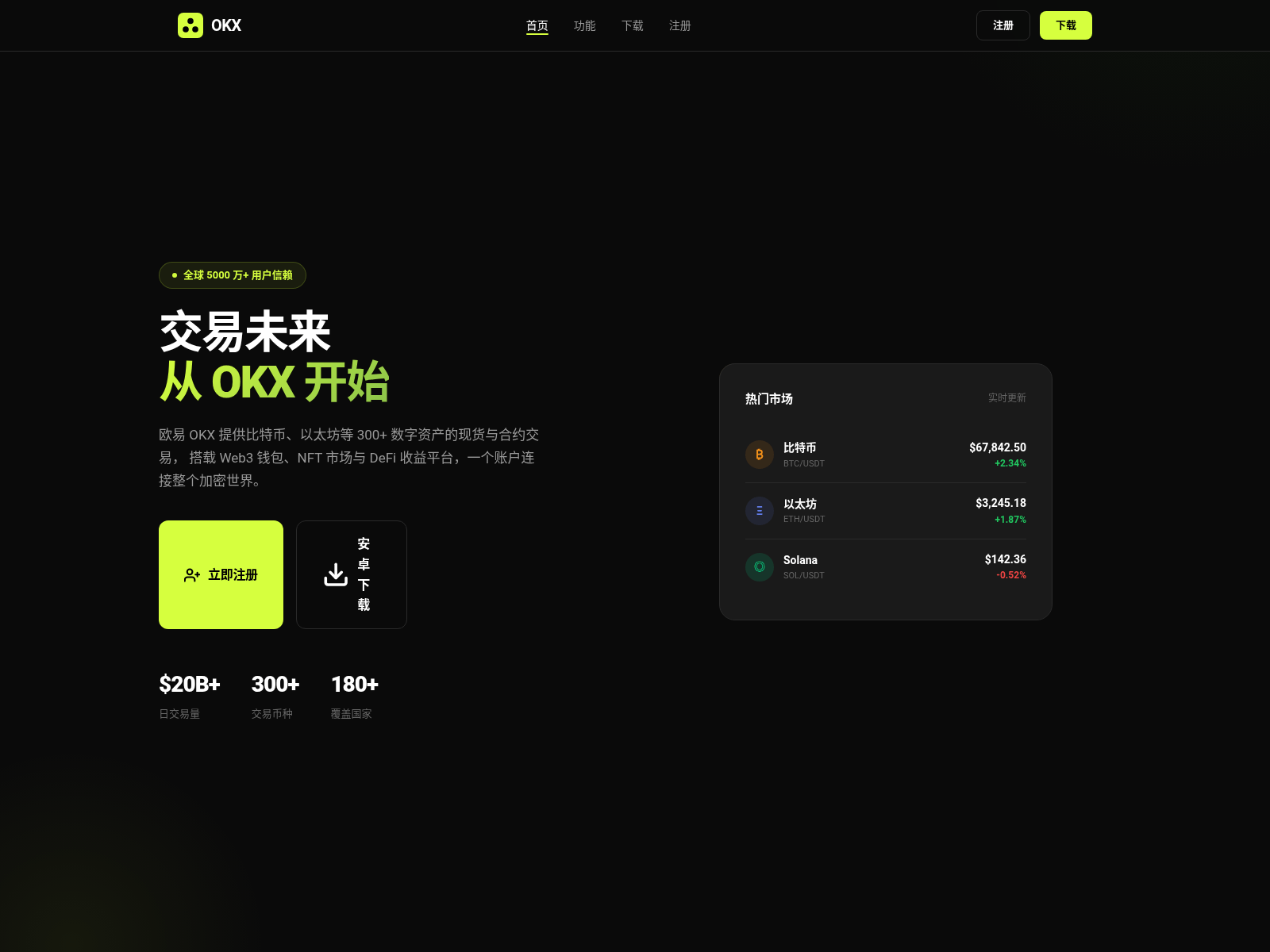 Screenshot of oe1-okx.com.cn