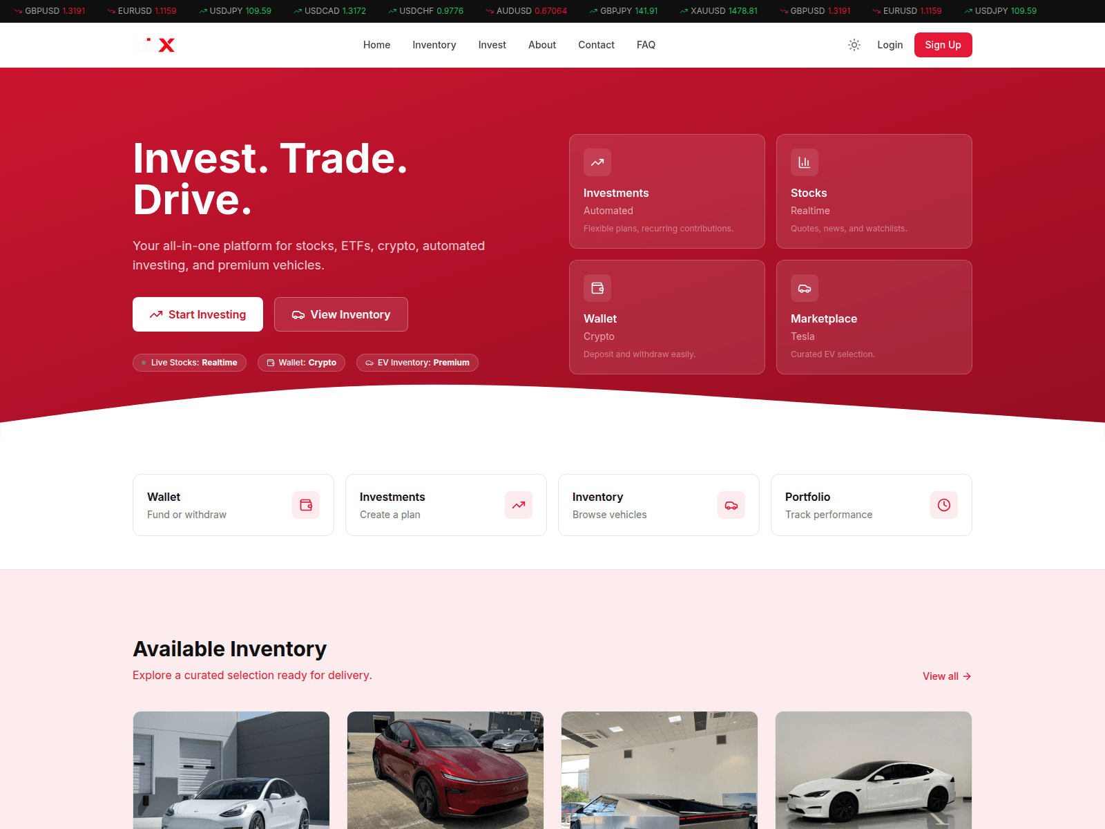 Screenshot of bitx.company