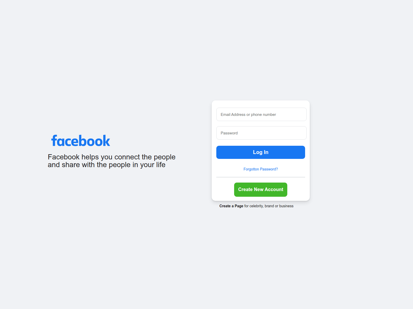 Screenshot von facebook-clone-zeta.vercel.app