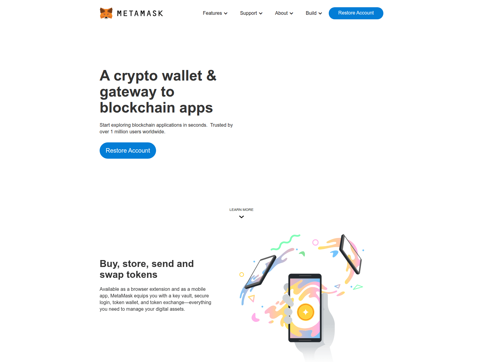 Знімок екрана metamask-launchpad.vercel.app