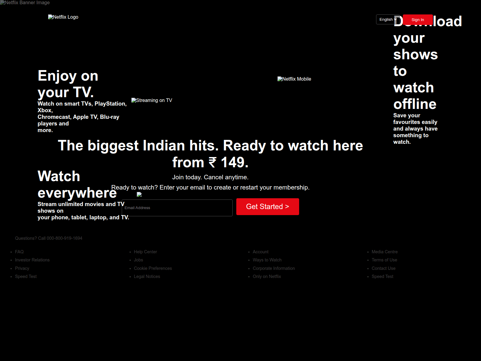 Screenshot von netflix-lake.vercel.app