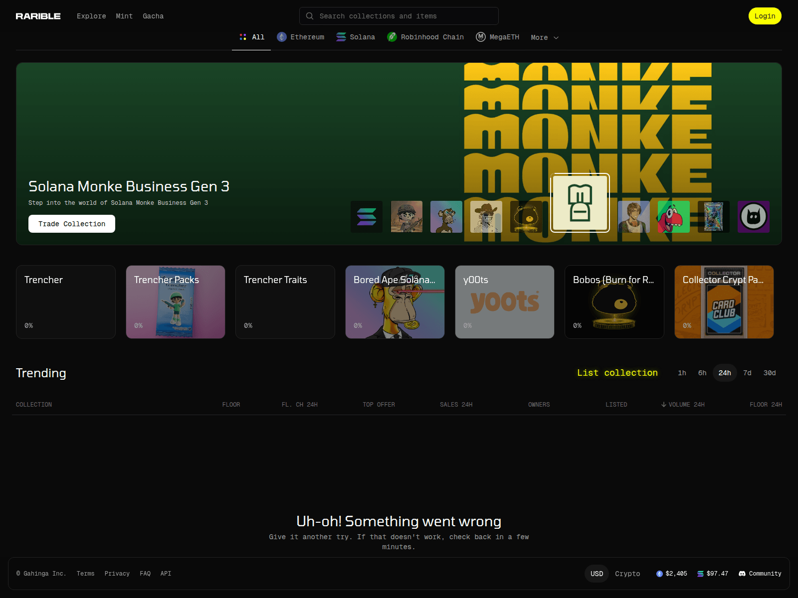 Screenshot of rarible-test.com