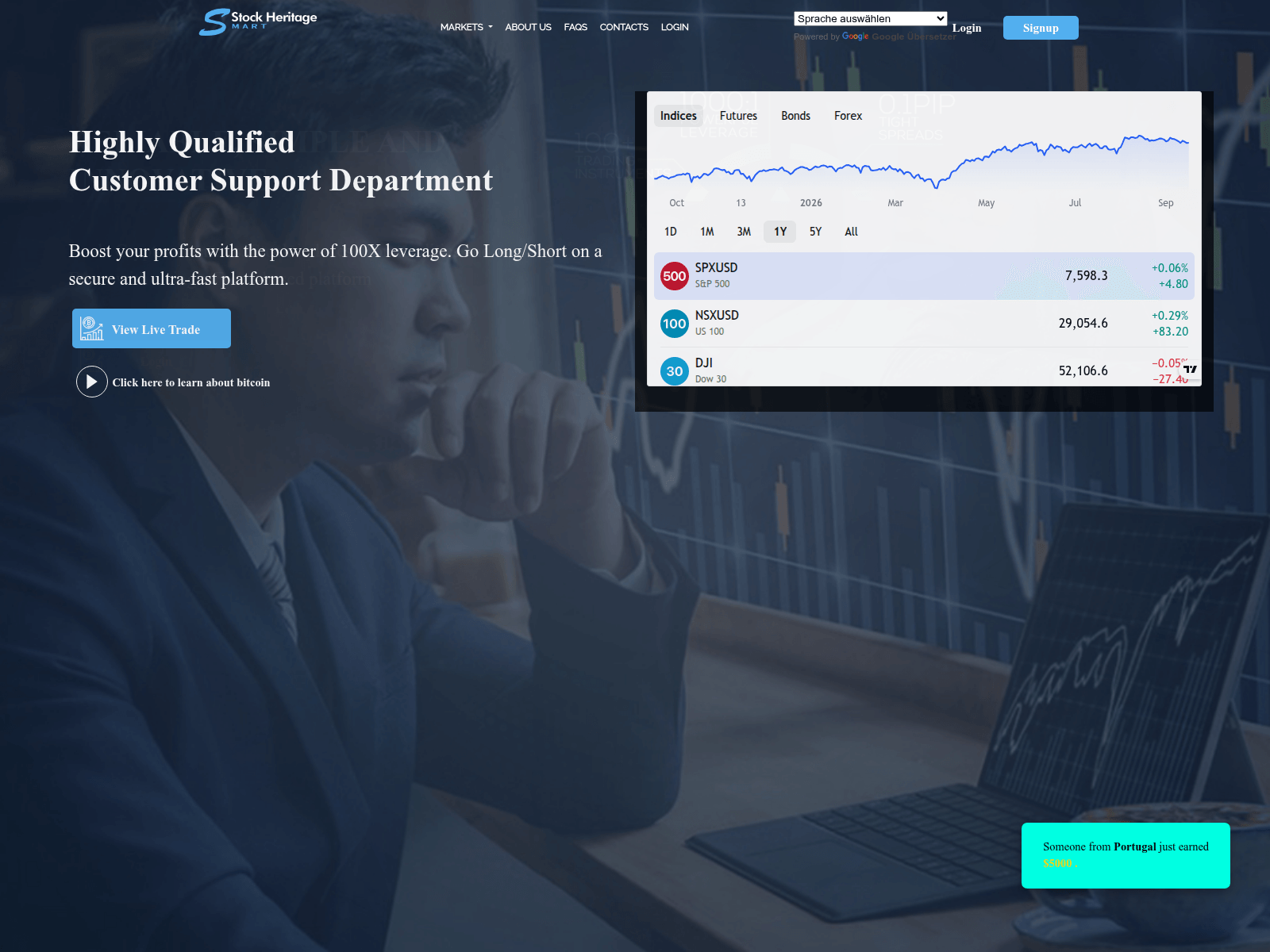 Screenshot of stockheritagemarket.com