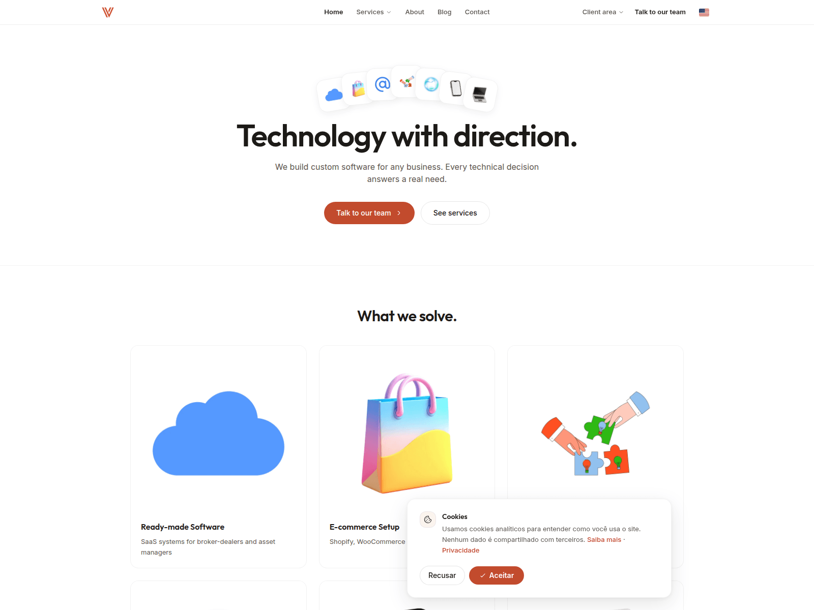 Screenshot of vimesistemas.com