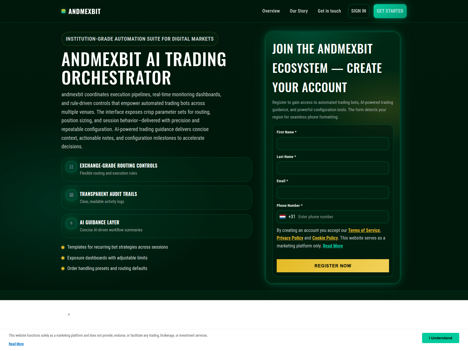 Screenshot of andmexbit-engine.com