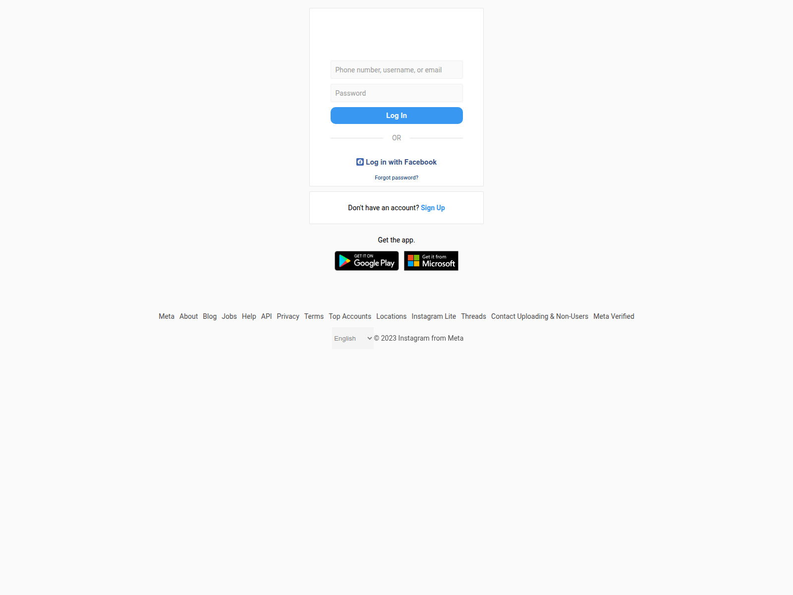 Знімок екрана instagram-chi-ten.vercel.app