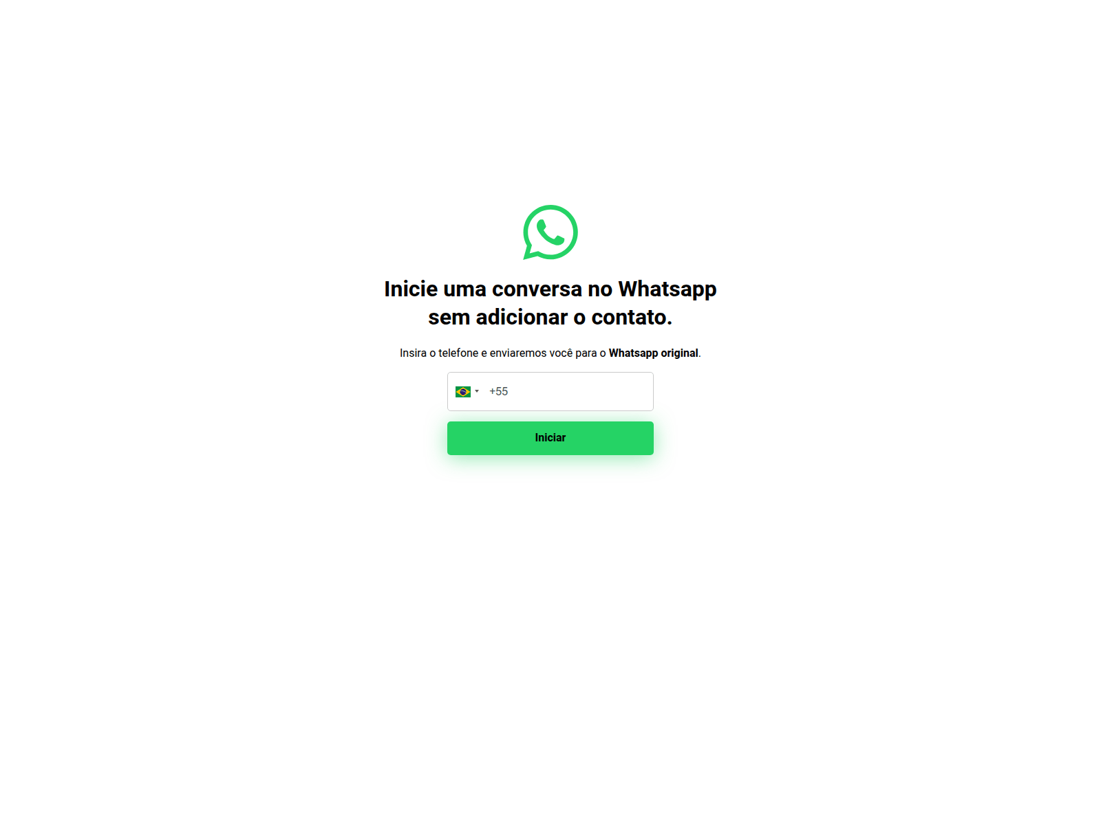 Screenshot von whatsapp-fast.vercel.app