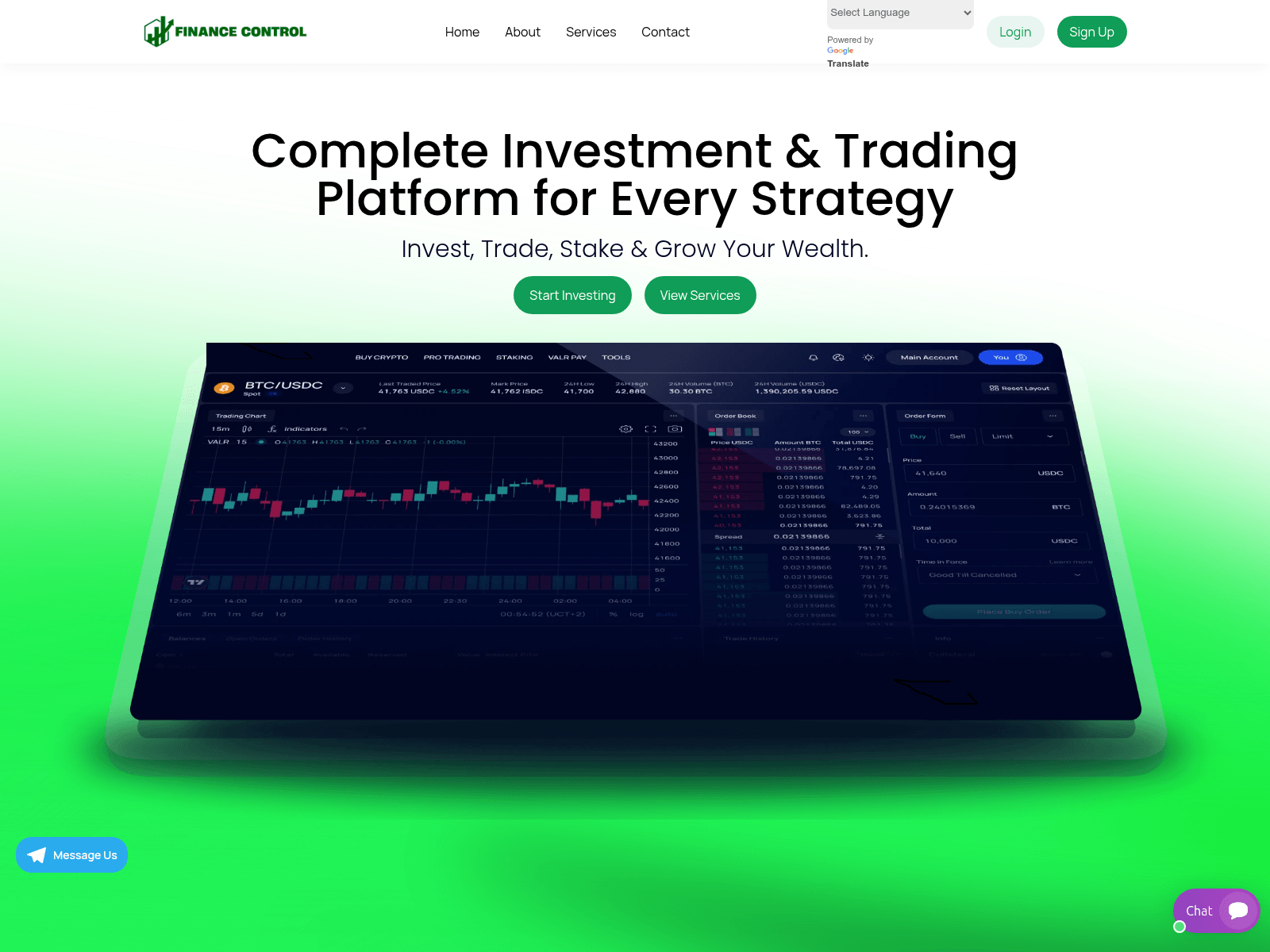 Screenshot of fincontrolinc.com