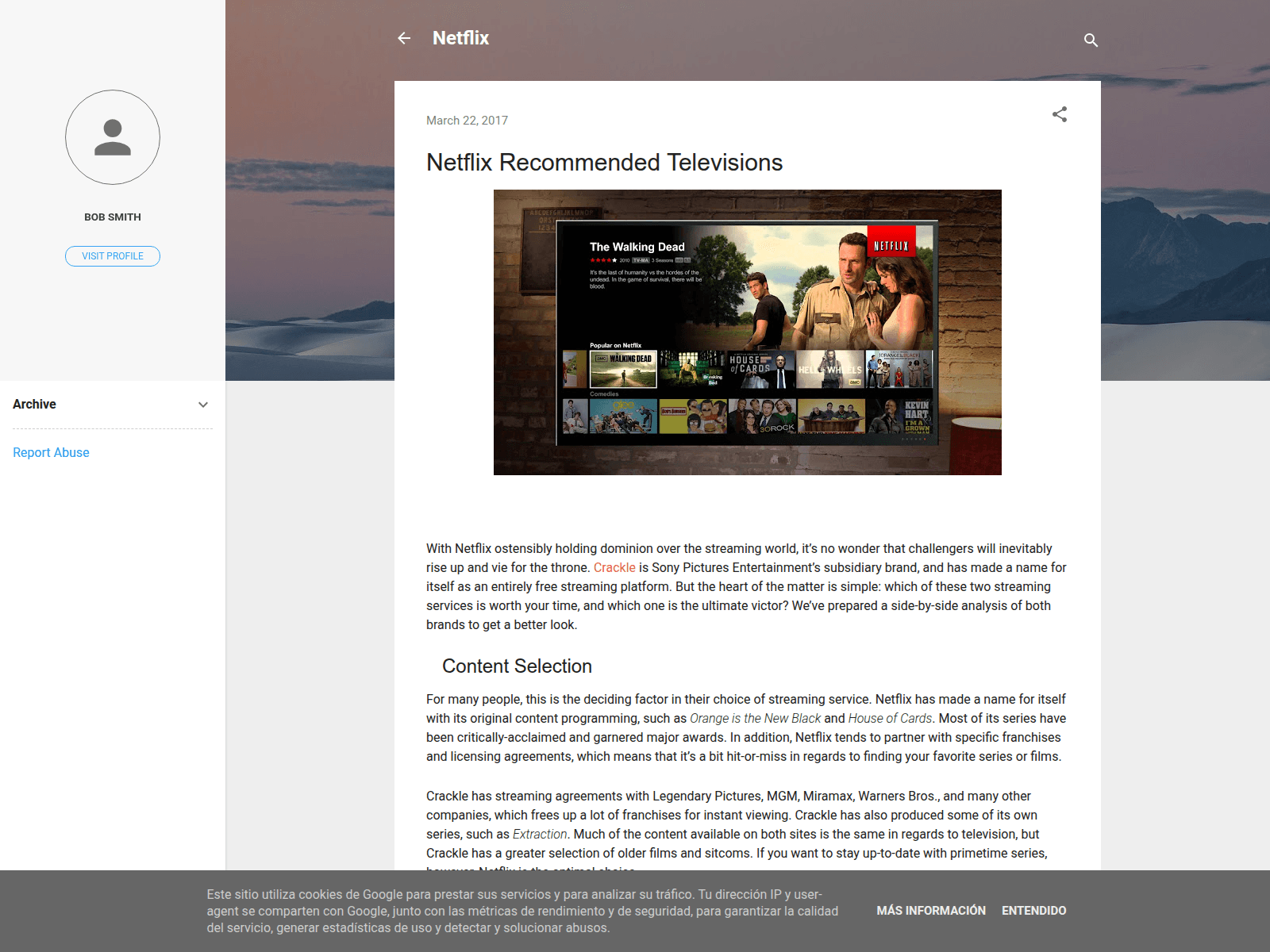Screenshot of netflix-login.blogspot.com