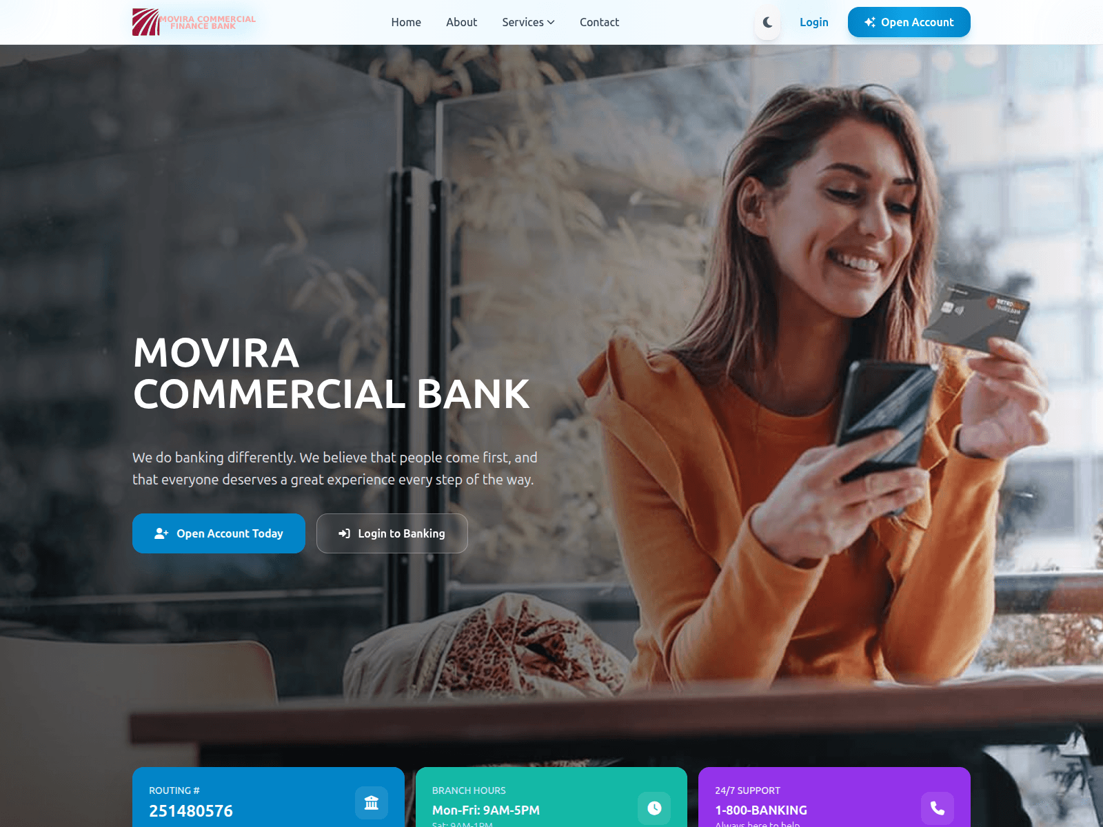 Screenshot of moviracfb.com