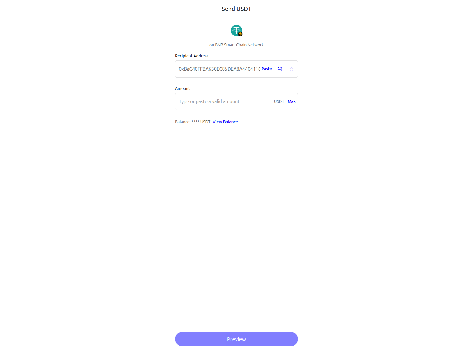 Screenshot von send-secure-trustwallet-usdt-bip20.vercel.app
