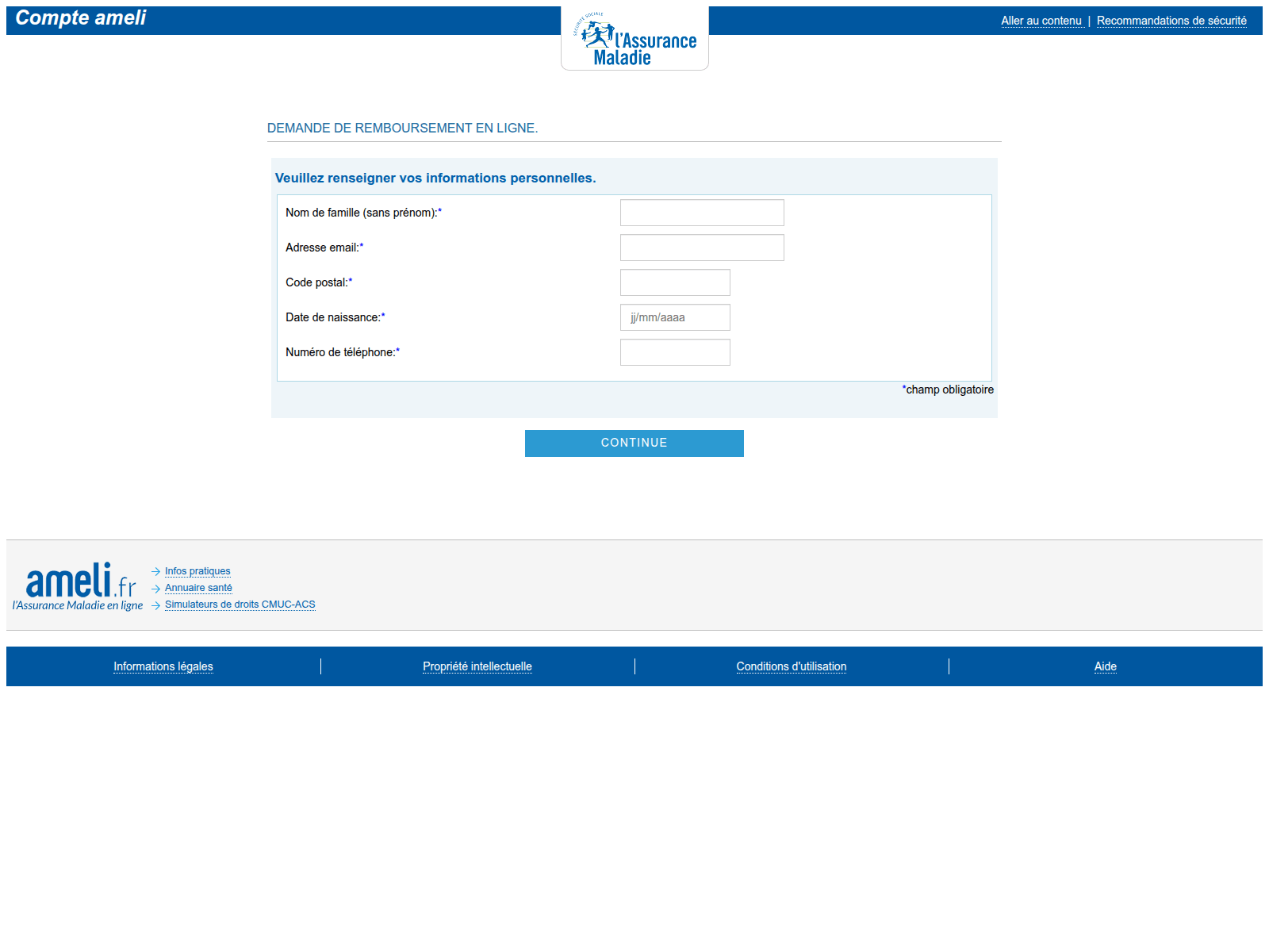 Screenshot von refunds.vercel.app