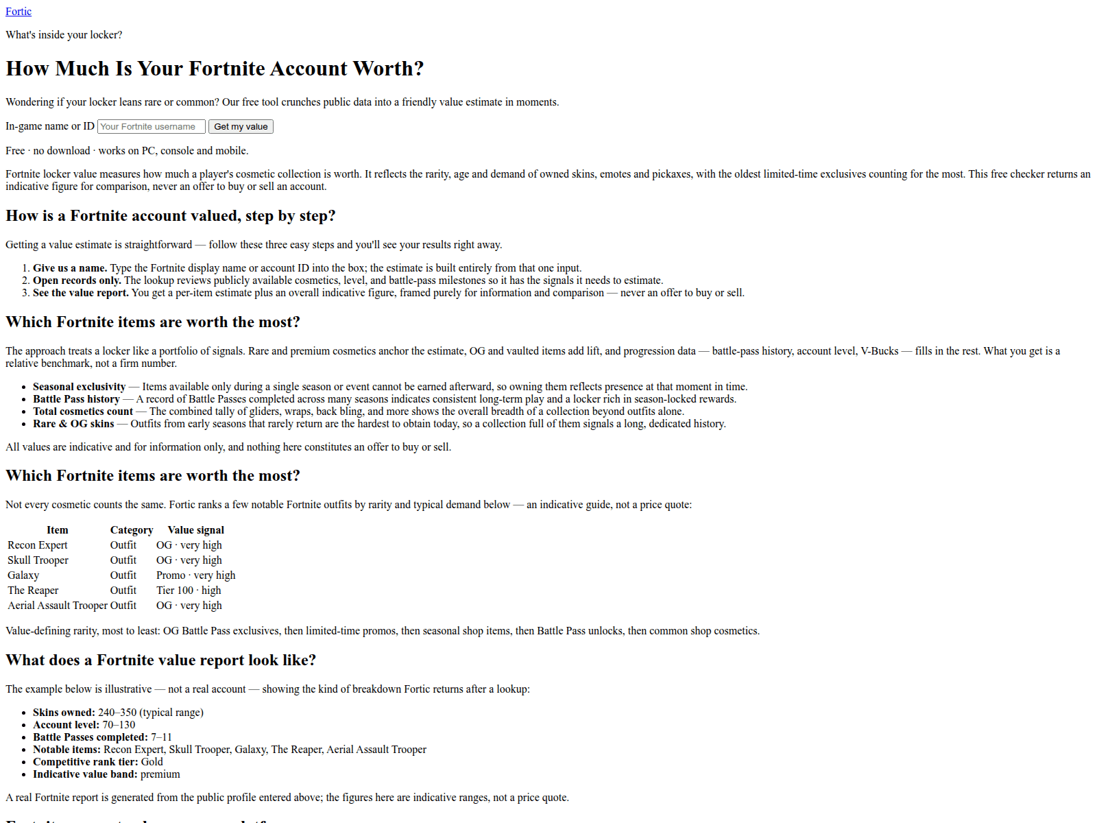 Screenshot of fortic.top