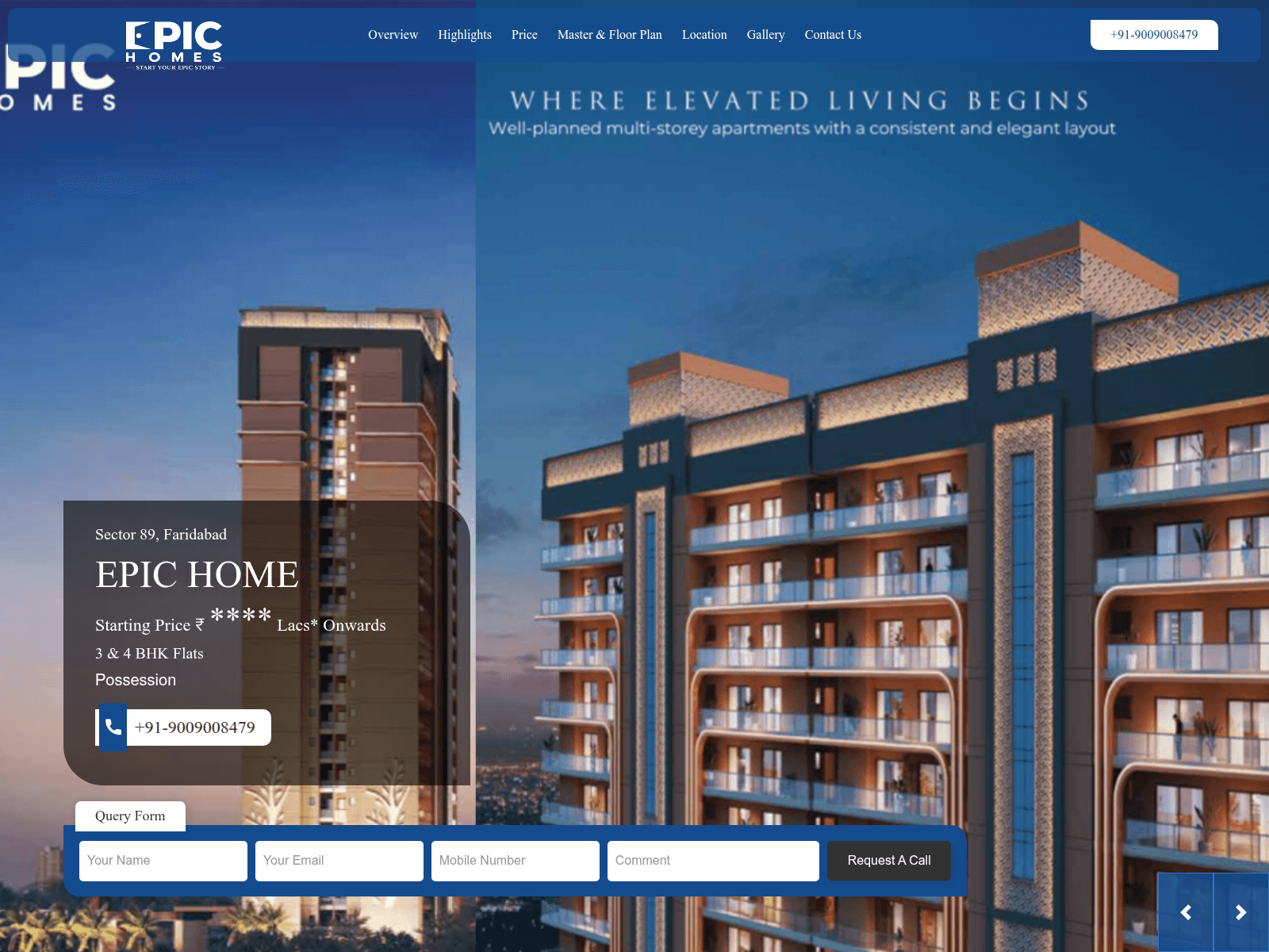 Screenshot of prosperepichomes.in