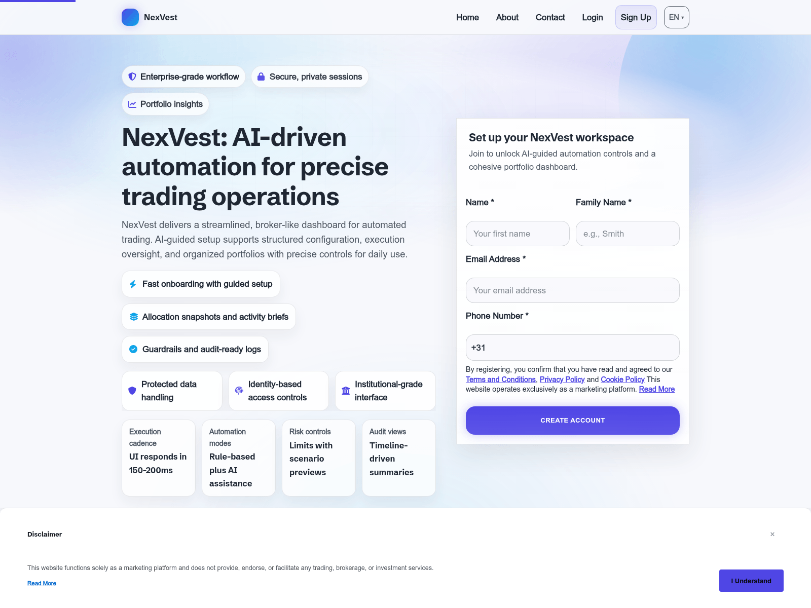 Screenshot of nexvest.digital
