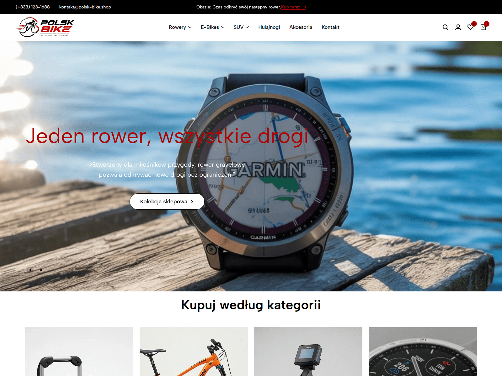 Screenshot of polsk-bike.shop