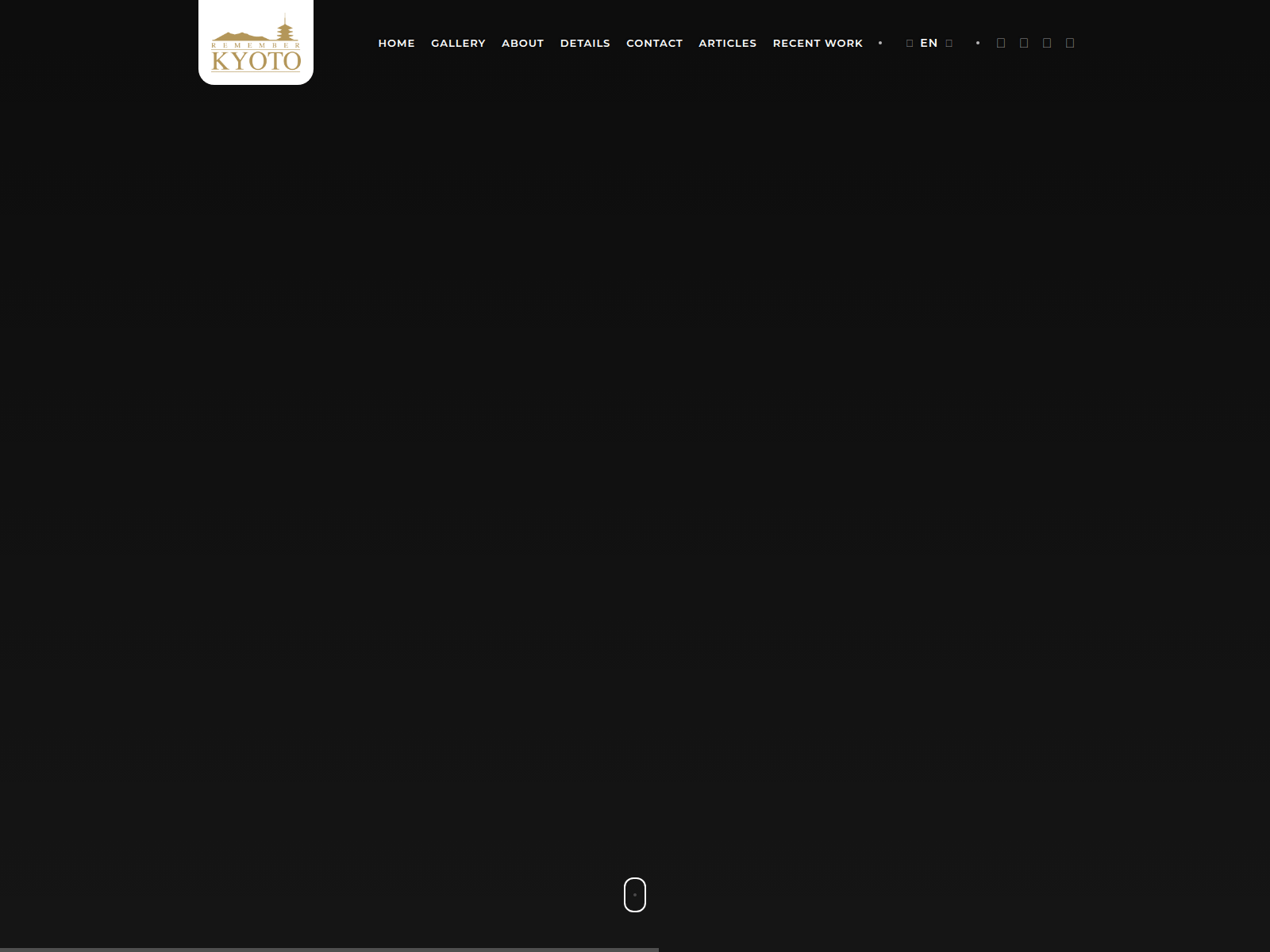 Screenshot of rememberkyoto.live