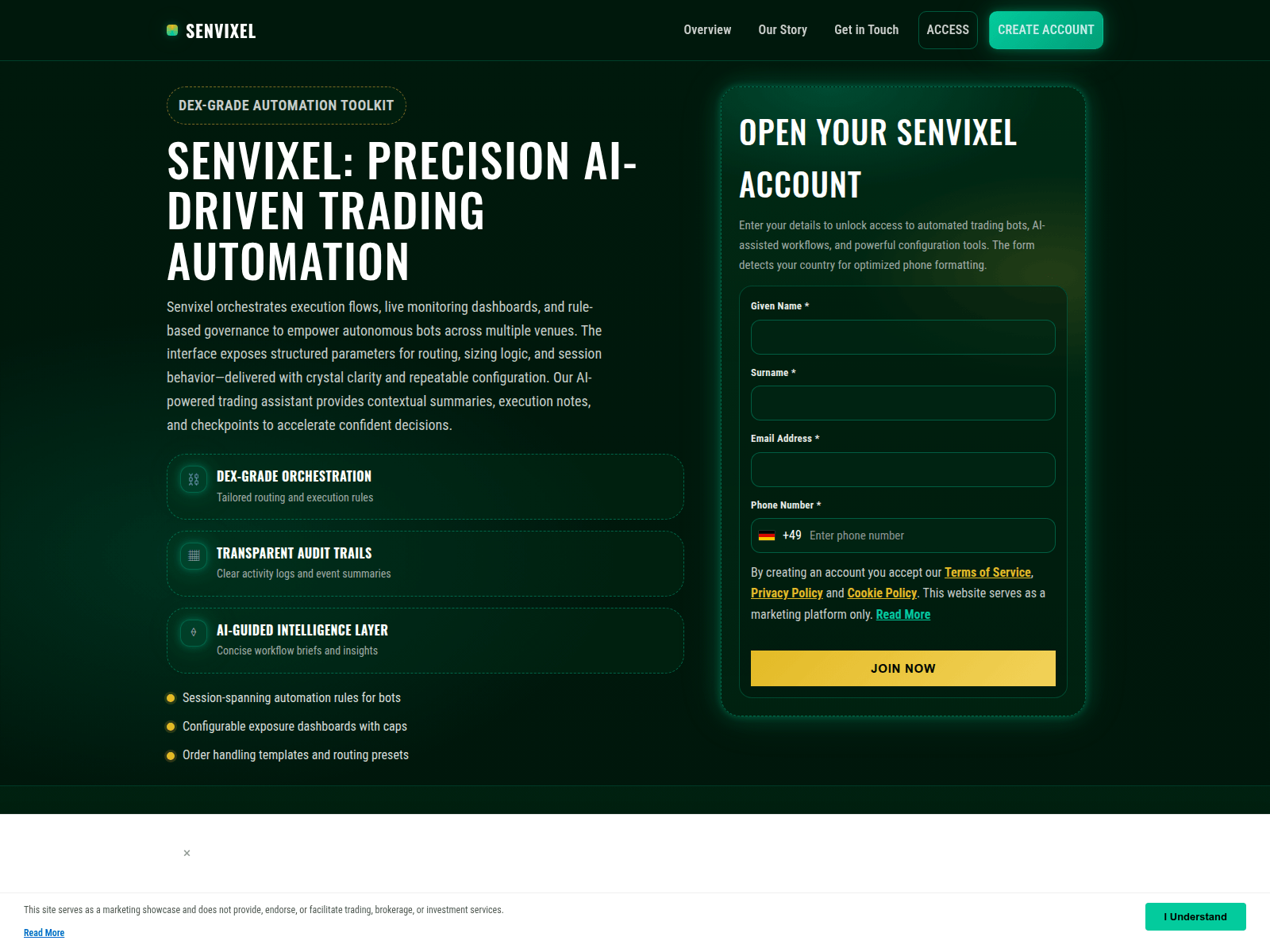 Screenshot of senvixel.digital