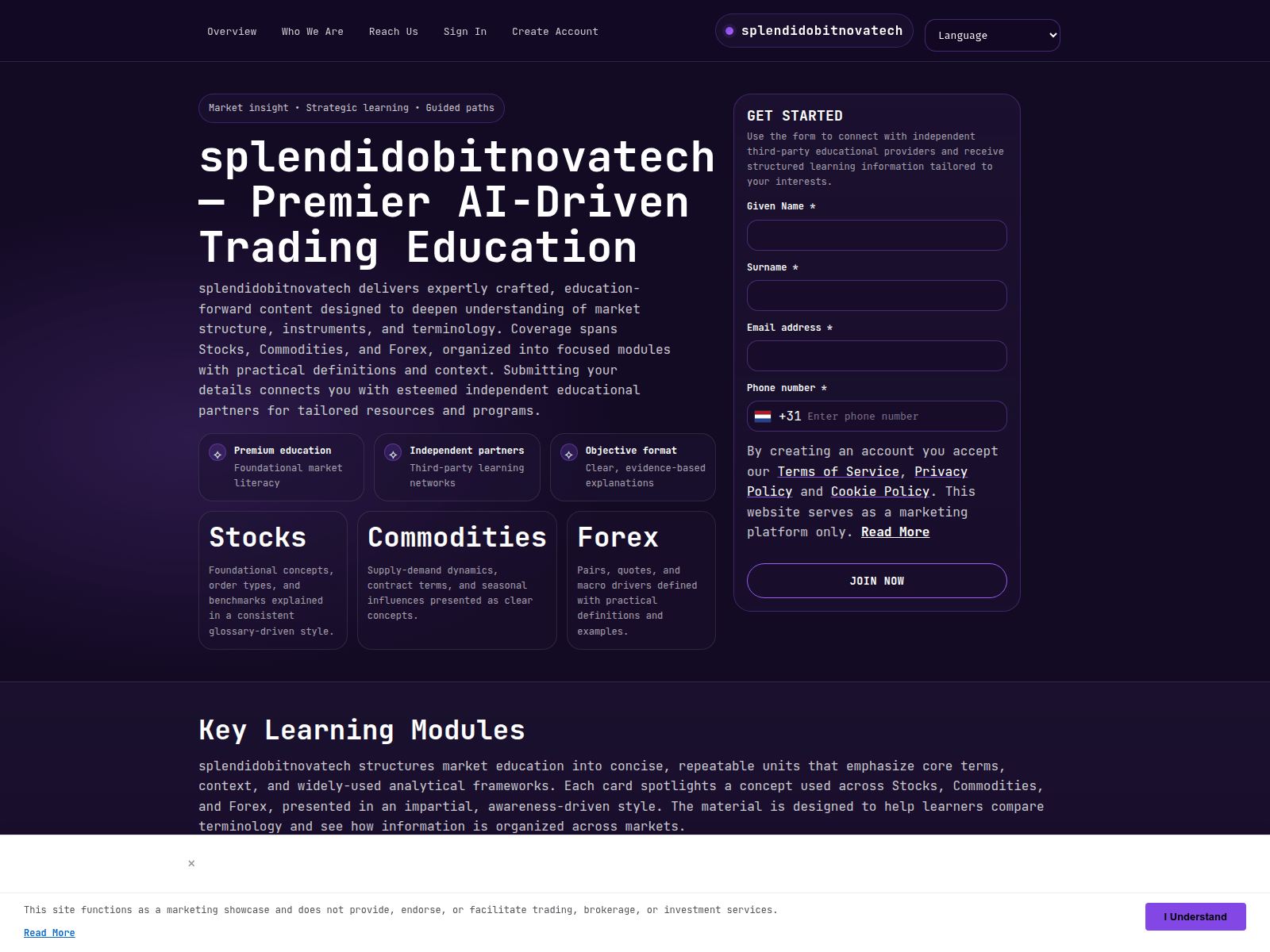 Screenshot of senvixinvestmentplatform.com