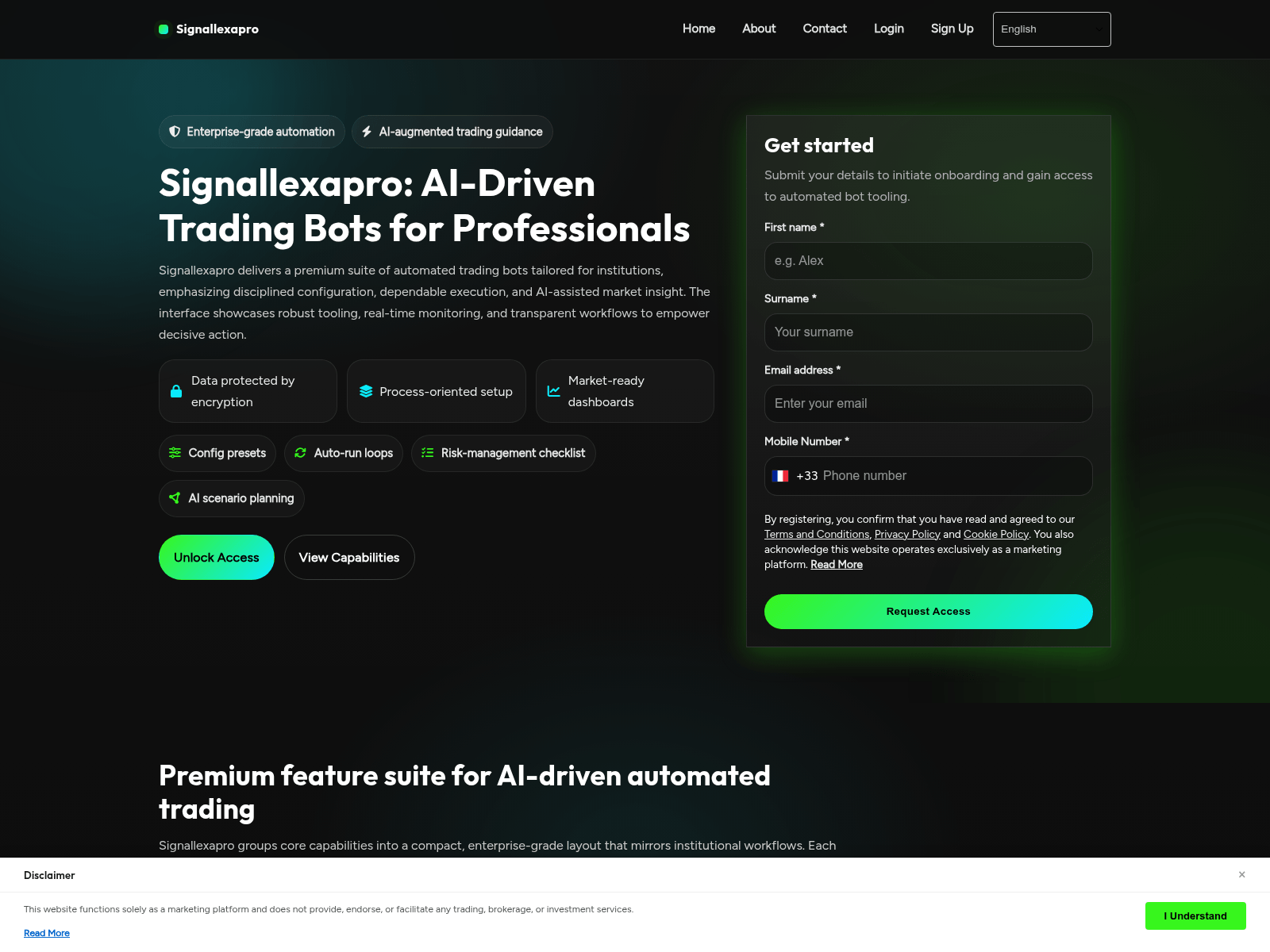 Screenshot of signallexapro.click