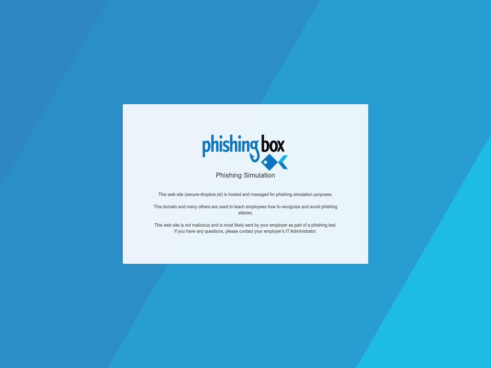 Screenshot of secure-dropbox.ist