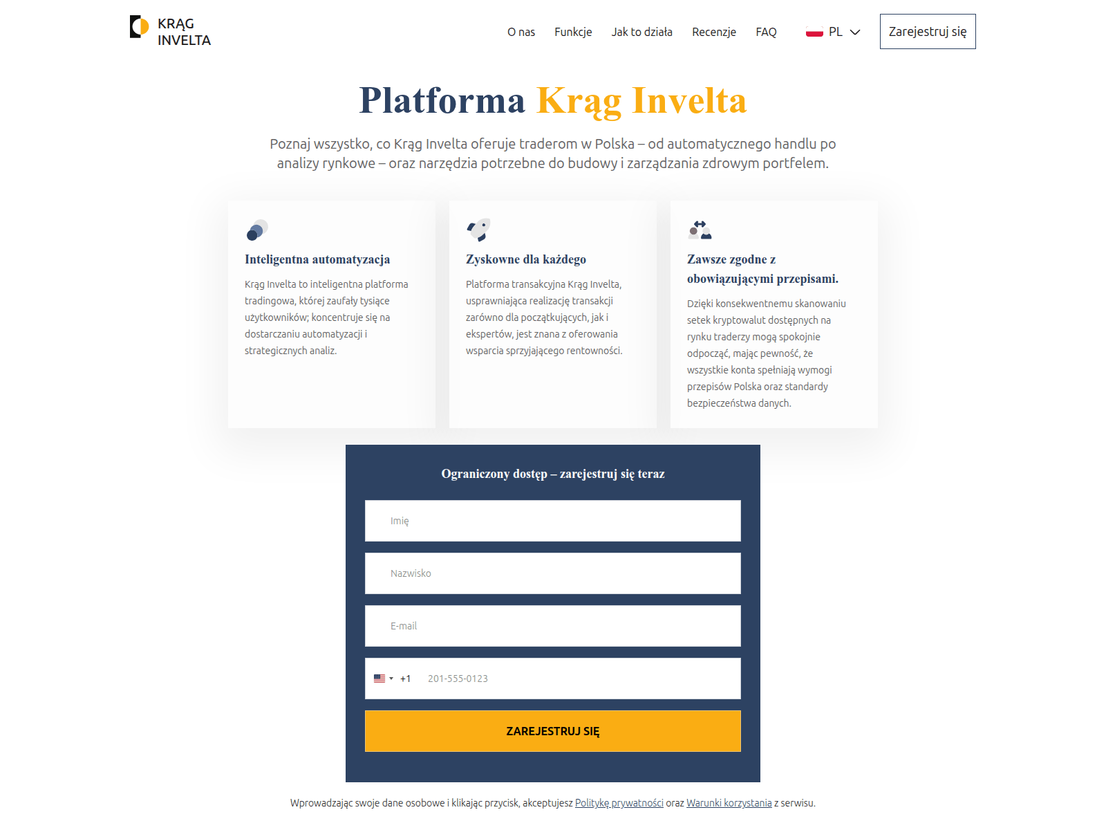 Screenshot of krag-invelta.com
