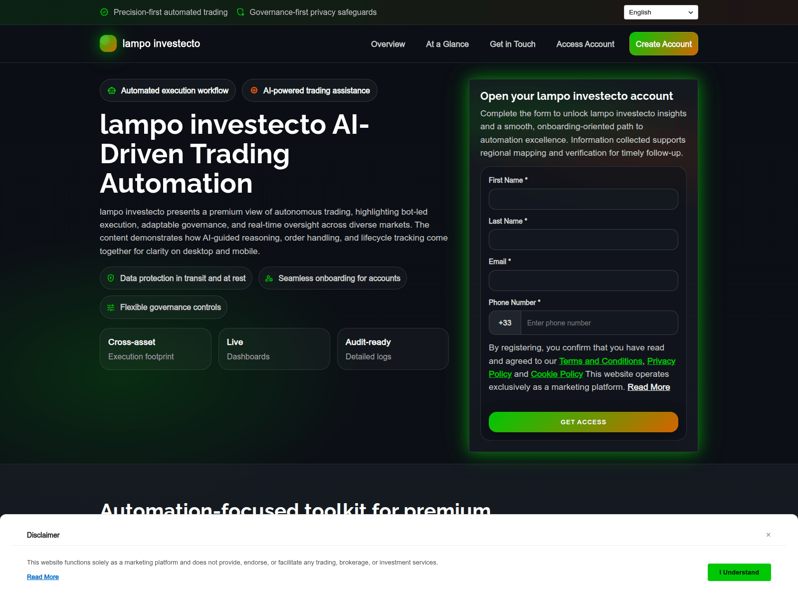 Screenshot of lampoinvestecto.click