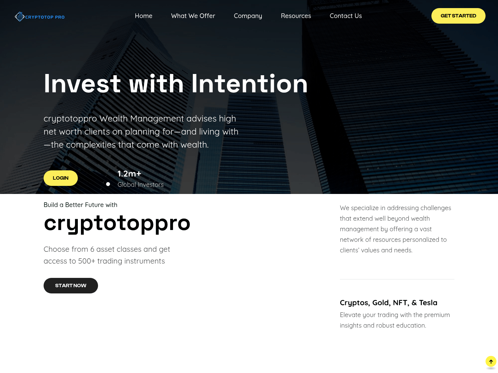 Скриншот сайта cryptotoppro.com